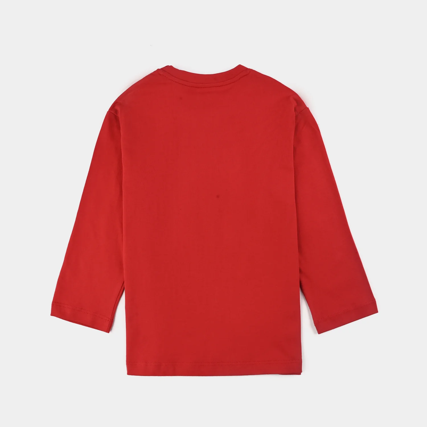 Boys Jersey/Terry T-Shirt - Red - Image 3