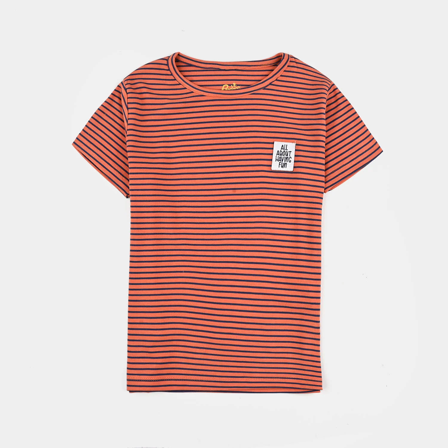 Boys Jersey/Terry T-Shirt - Rust