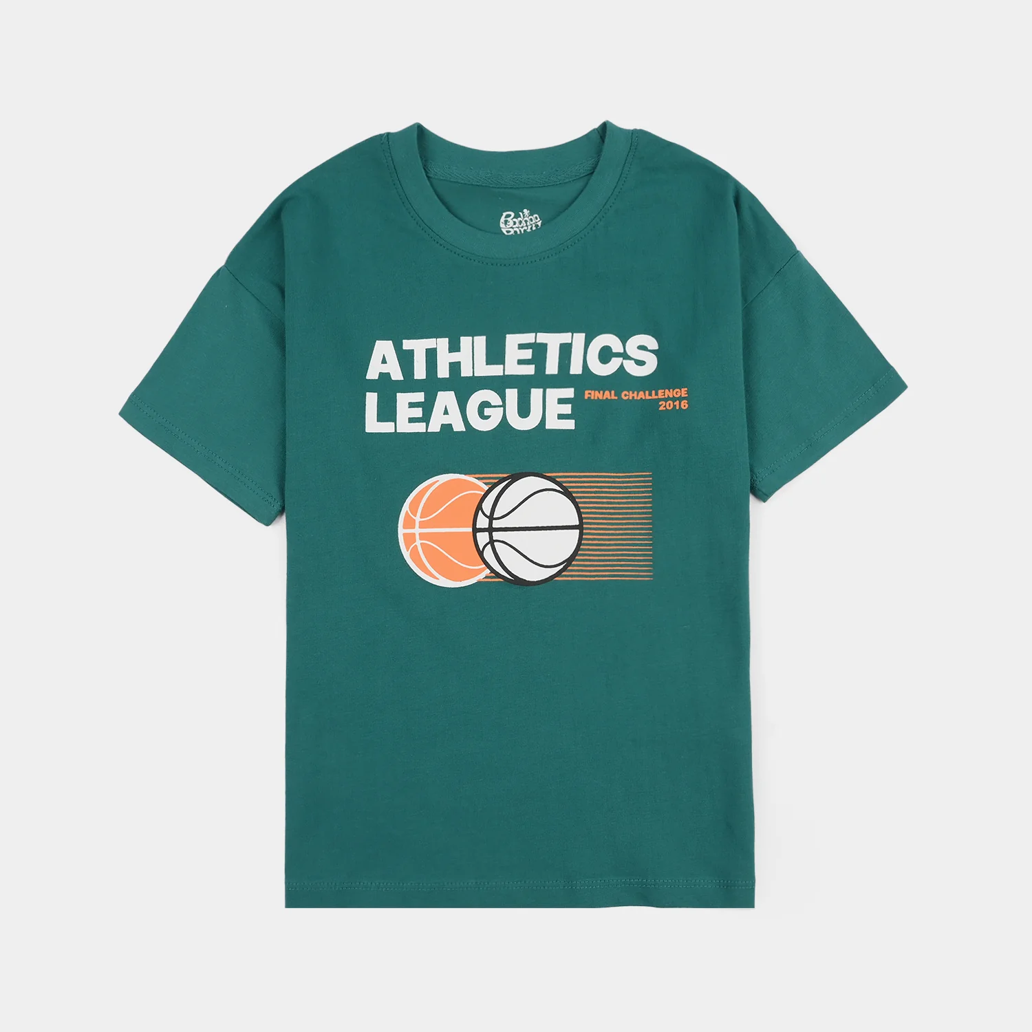 Boys Jersey/Terry T-Shirt (Athletic) - Green