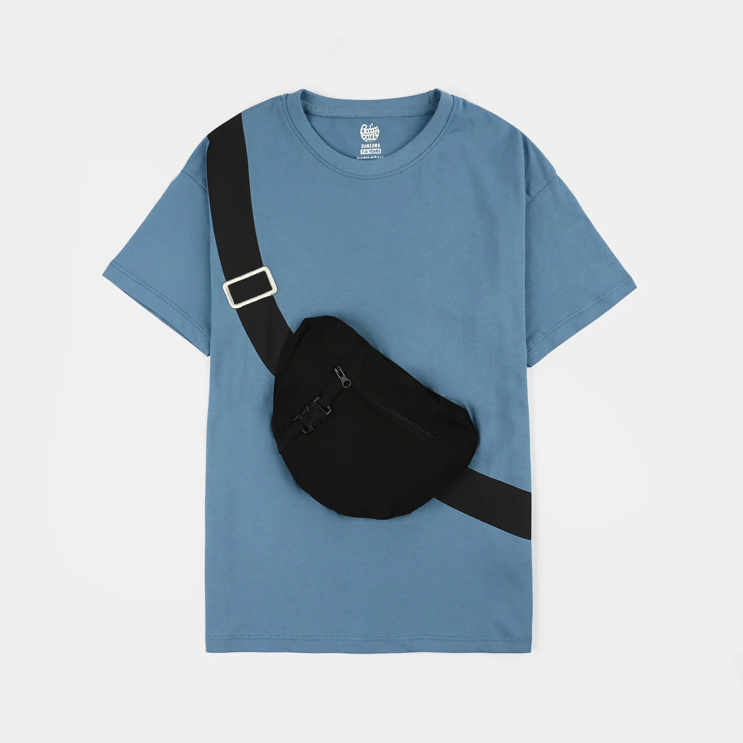 Boys Jersey/Terry T-Shirt (Bag) - Blue