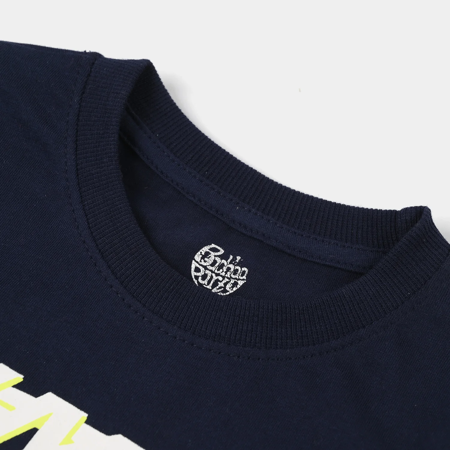 Boys Jersey/Terry T-Shirt Hype Mood - Navy Blue - Image 2