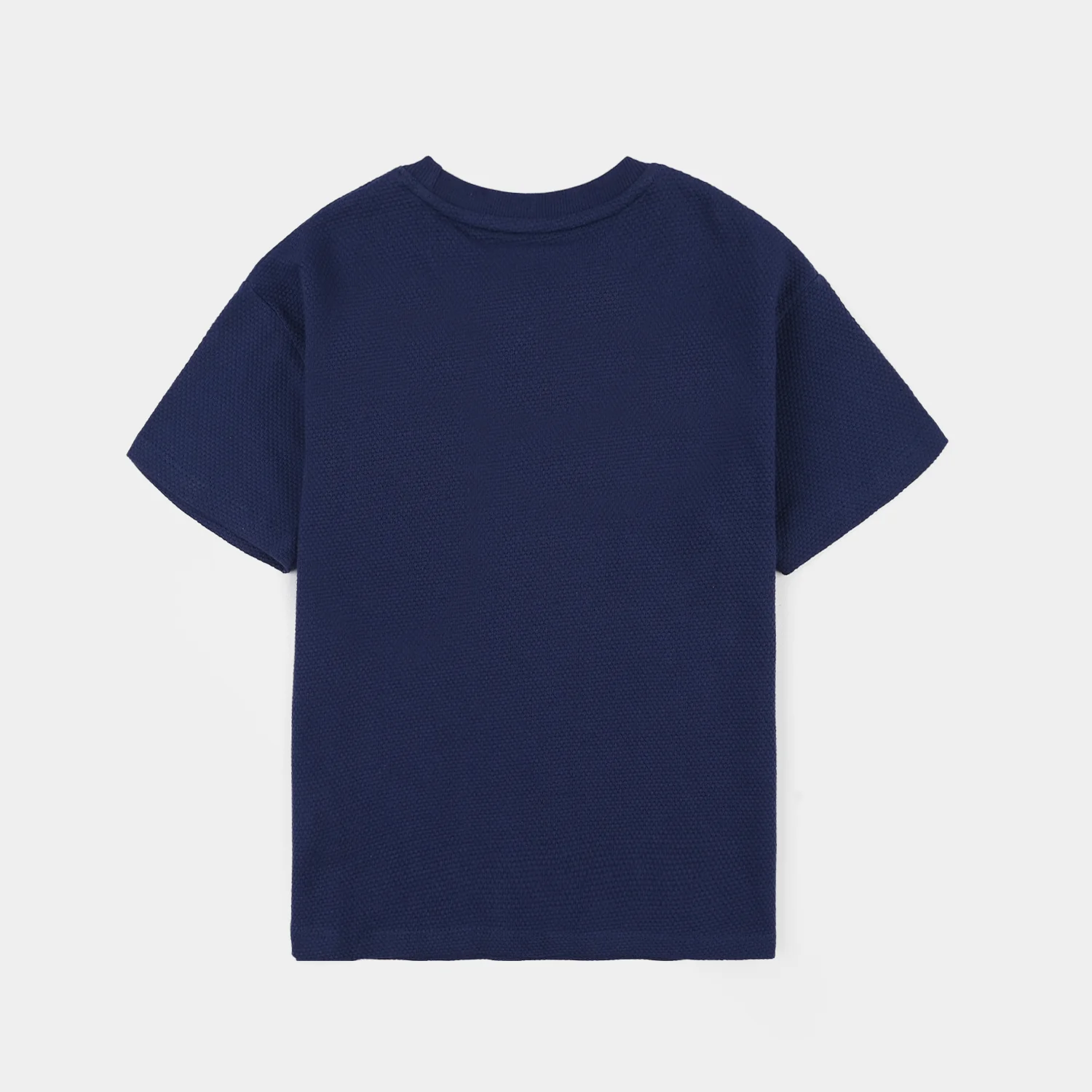 Boys Jersey/Terry T-Shirt (Seventy Four) - Navy Blue - Image 3