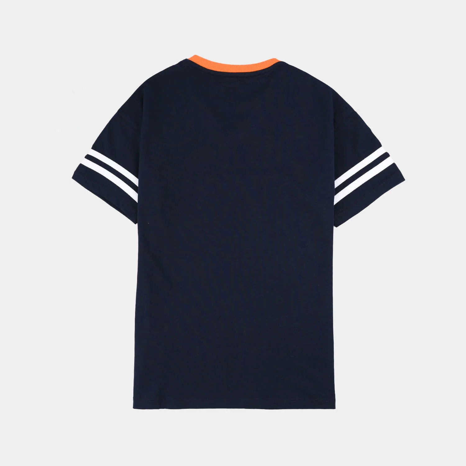 Boys Jersey/Terry T-Shirt State of Chill-Navy Blue - Image 5