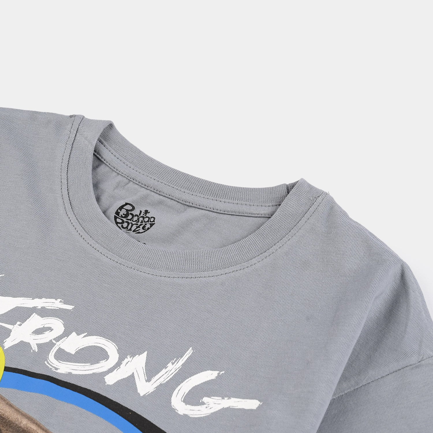 Boys Jersey/Terry T-Shirt Strong Drive - Grey - Image 2