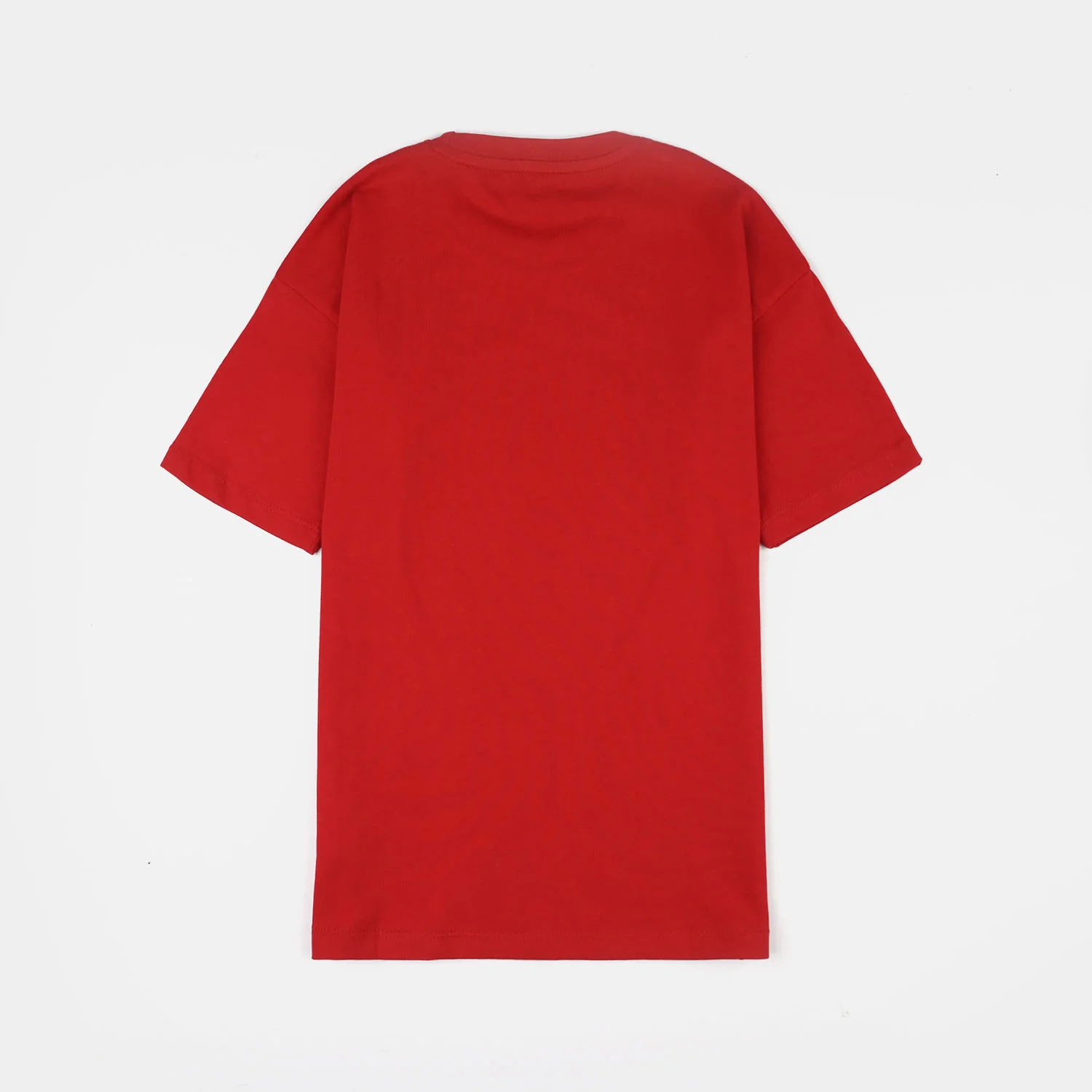 Boys Jersey/Terry T-Shirt - Red - Image 4