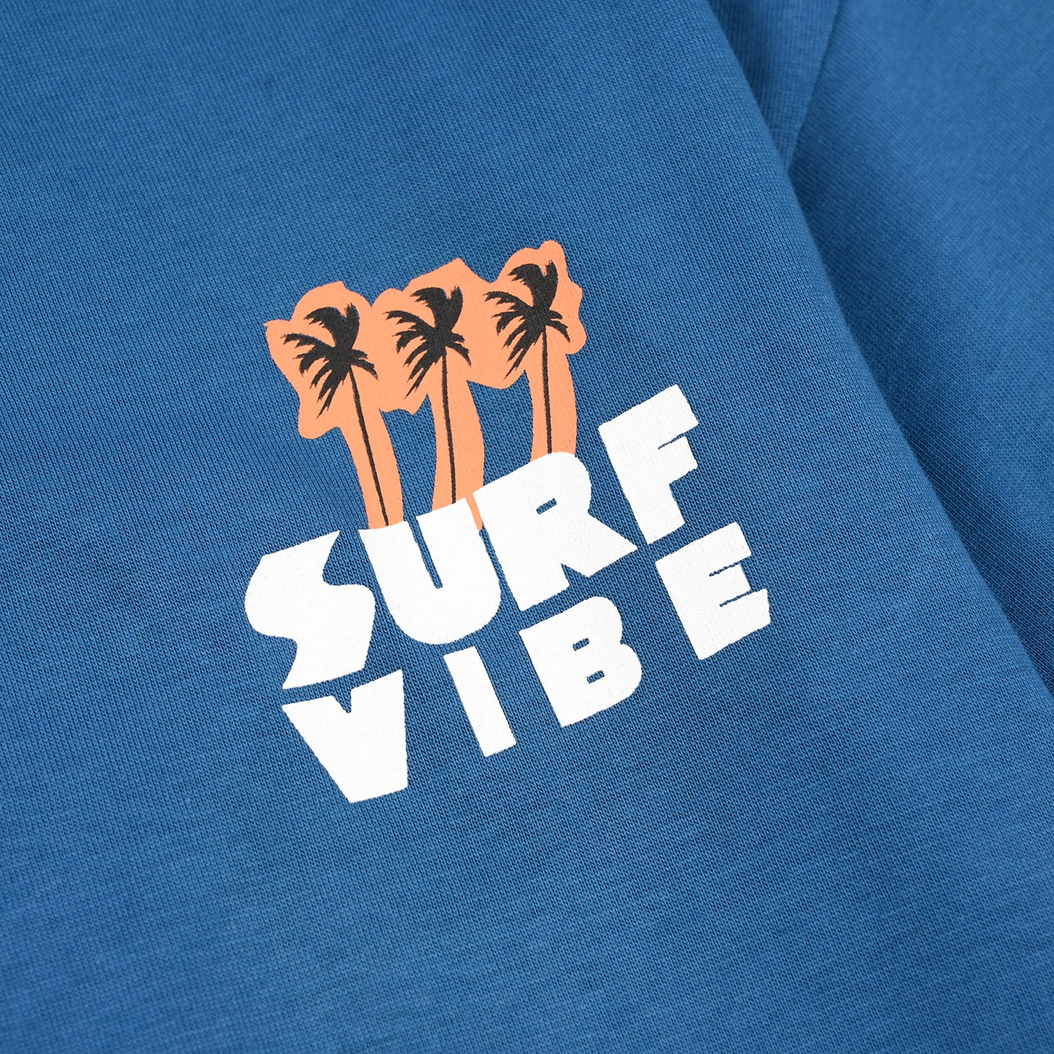 Boys Jersey/Terry T-Shirt (Surf Vibe) - Blue - Image 4