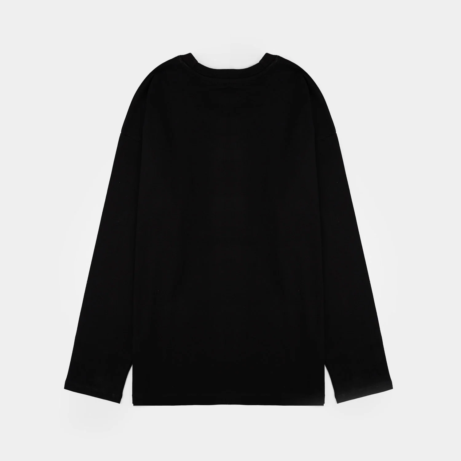 Boys Jersey/Terry T-Shirt Upside Down-BLACK - Image 3