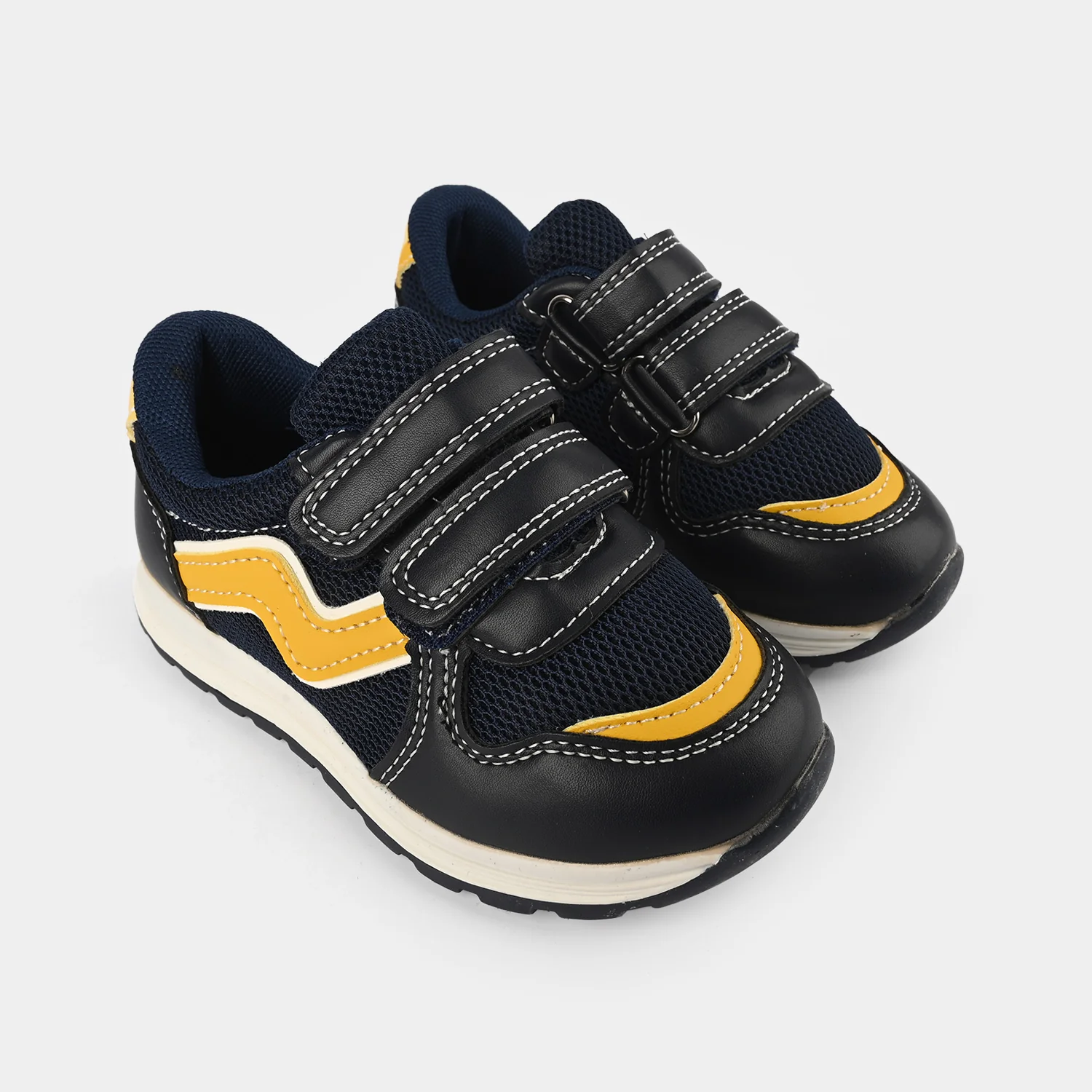 Boys Jogger 703-3-Navy/Yellow - Image 3