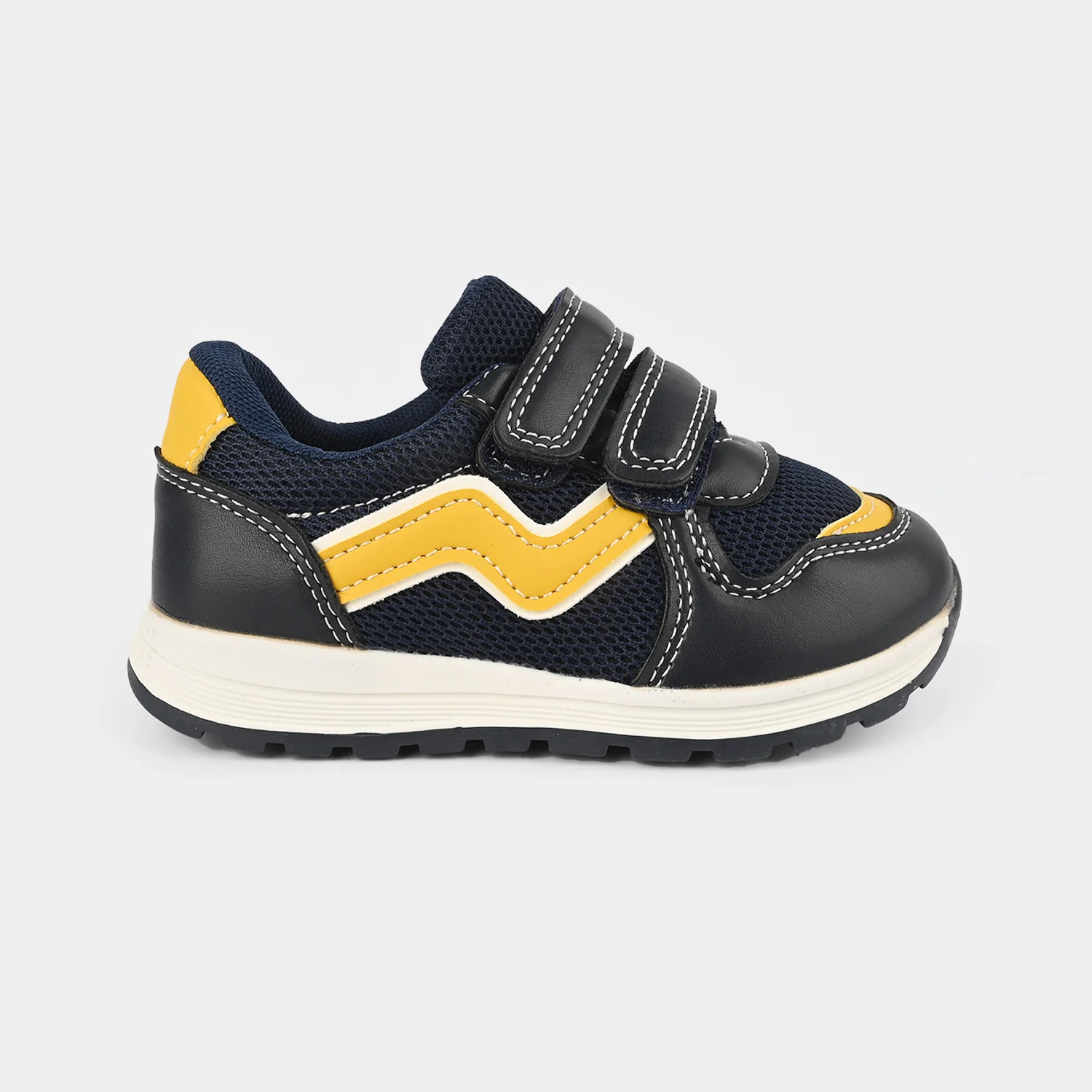 Boys Jogger 703-3-Navy/Yellow - Image 4