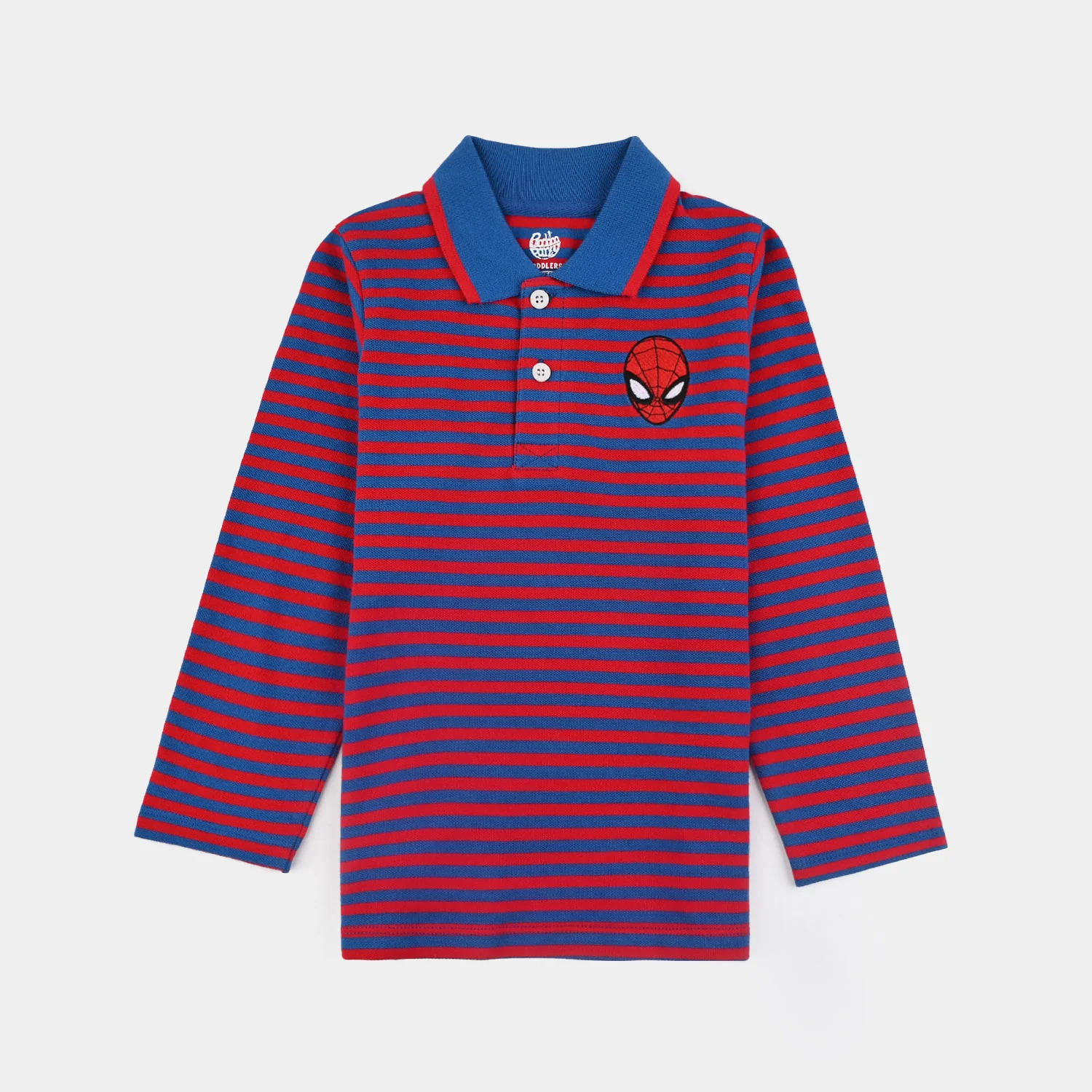 Boys Jumbo Pique Polo F/S-C.Blue