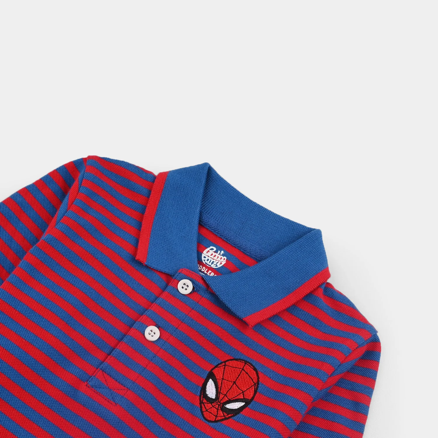 Boys Jumbo Pique Polo F/S-C.Blue - Image 2