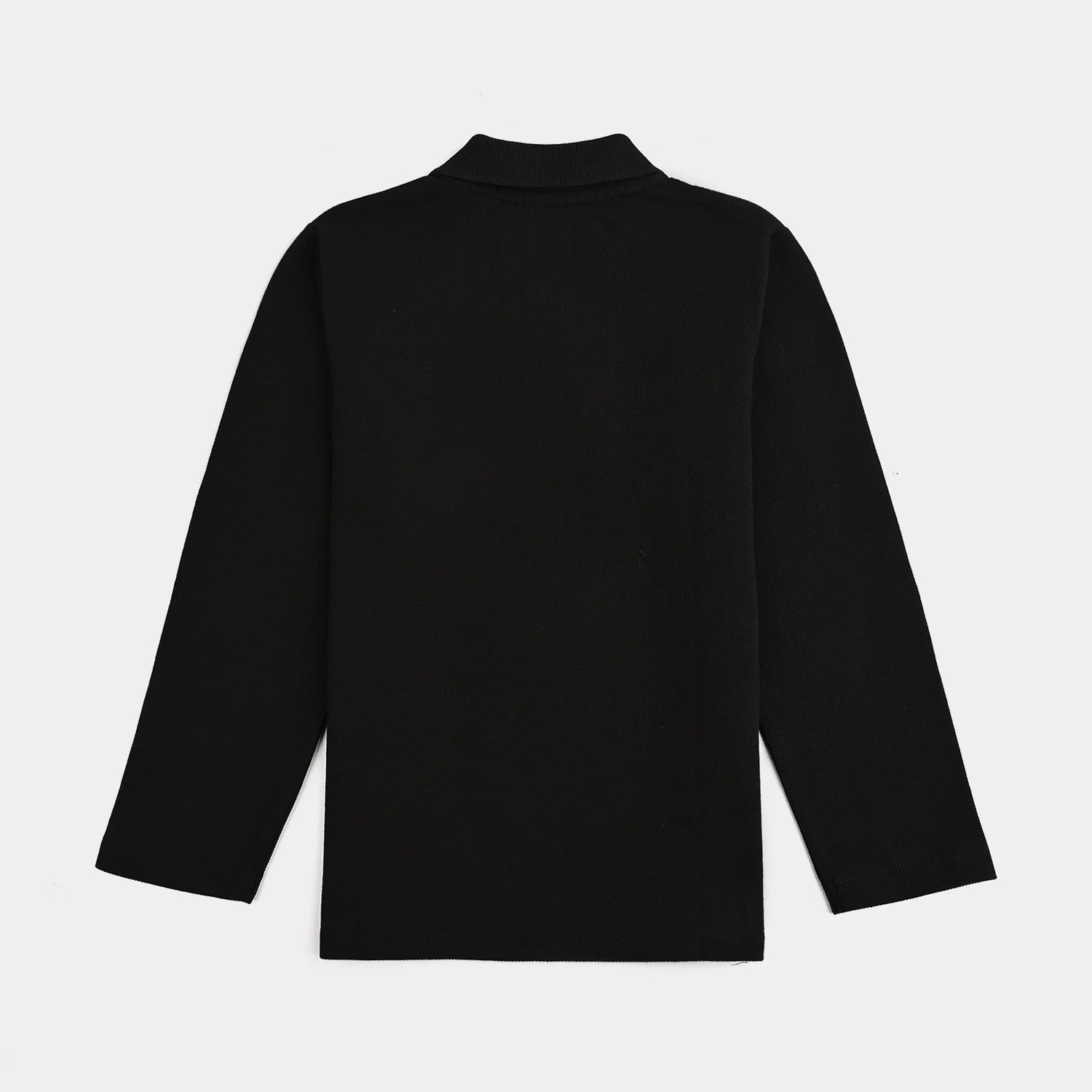 Boys Jumbo Pique Polo F/S Chicago - BLACK - Image 3