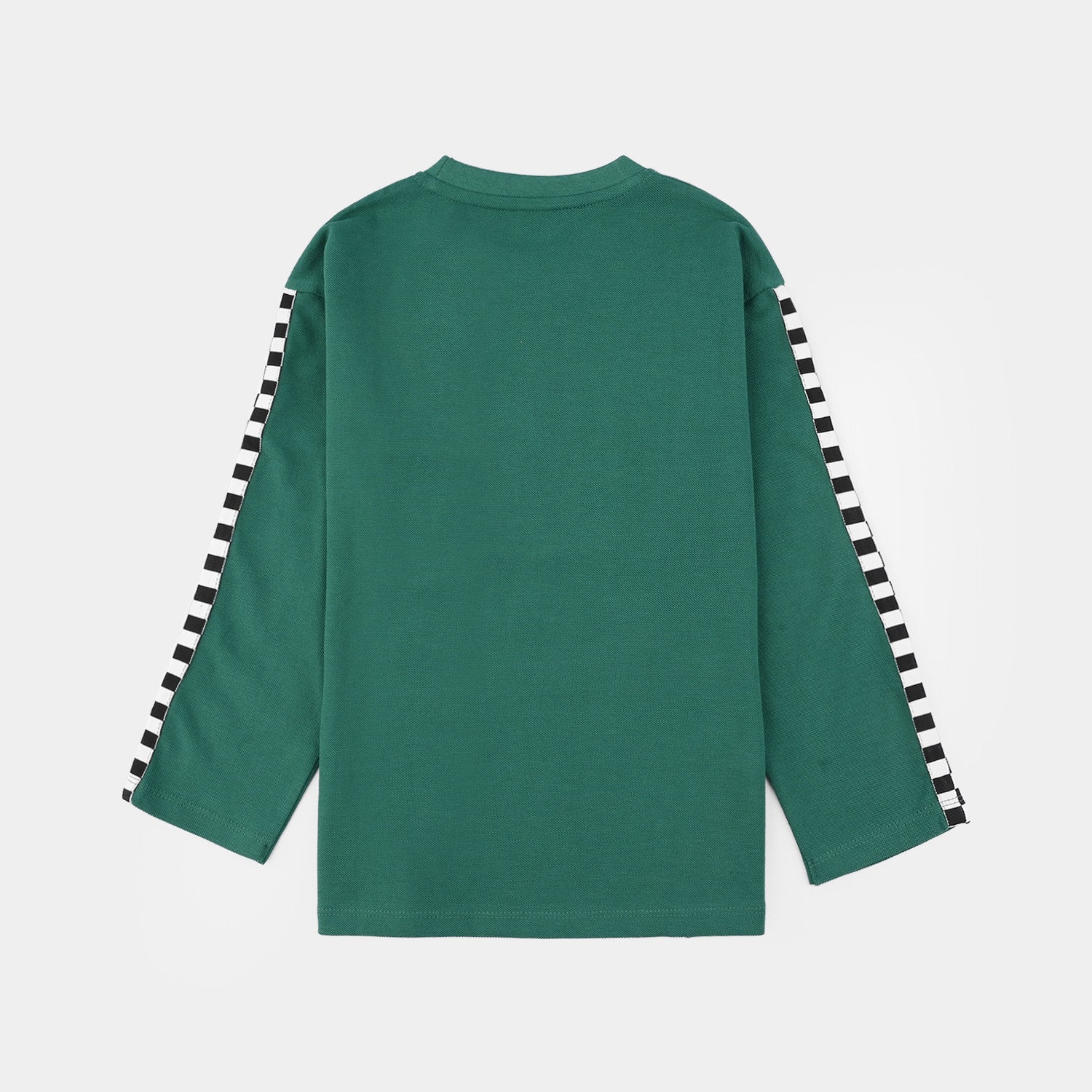 Boys Jumbo Pique T-Shirt - Green - Image 3