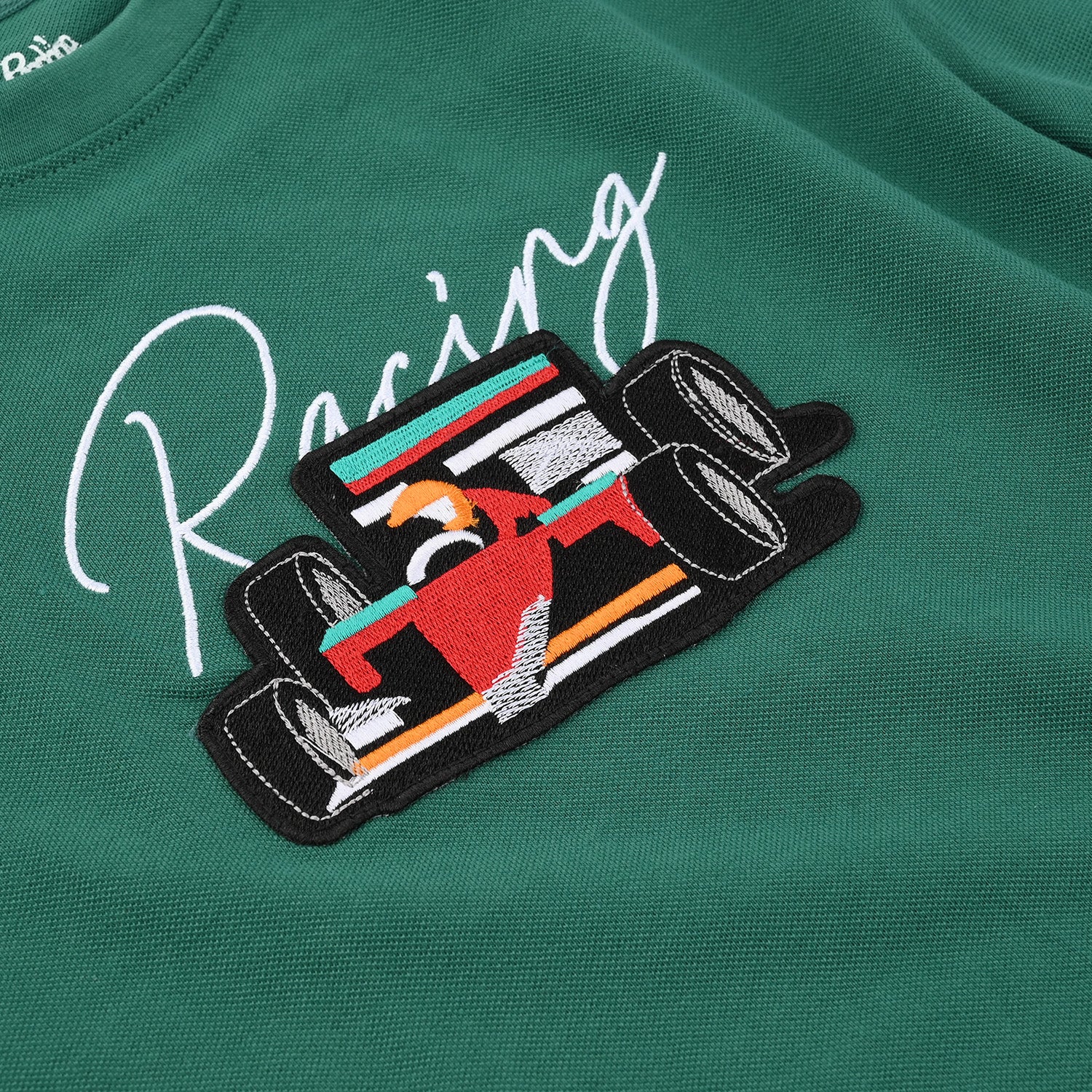Boys Jumbo Pique T-Shirt - Green - Image 4