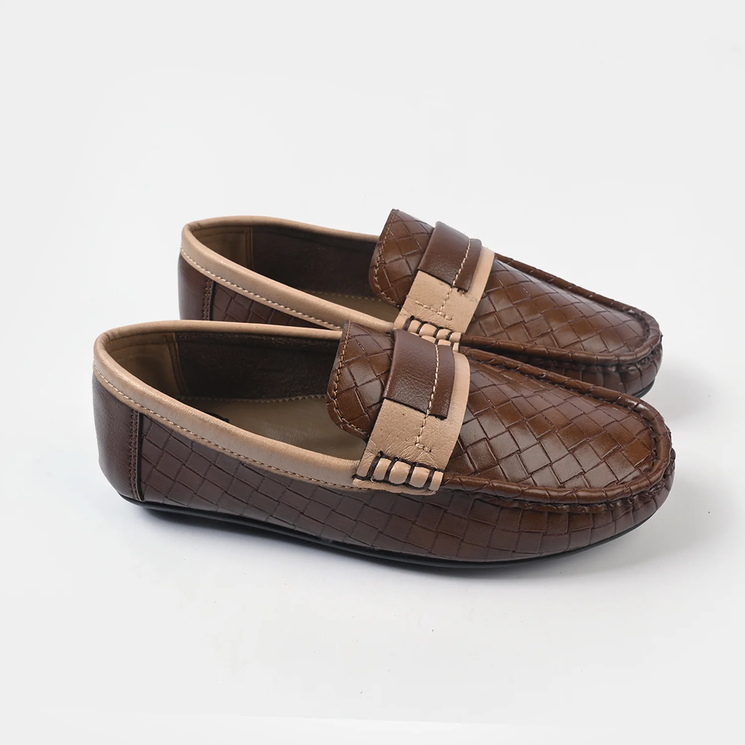 Boys Loafer SS-002-COFFEE - Image 4