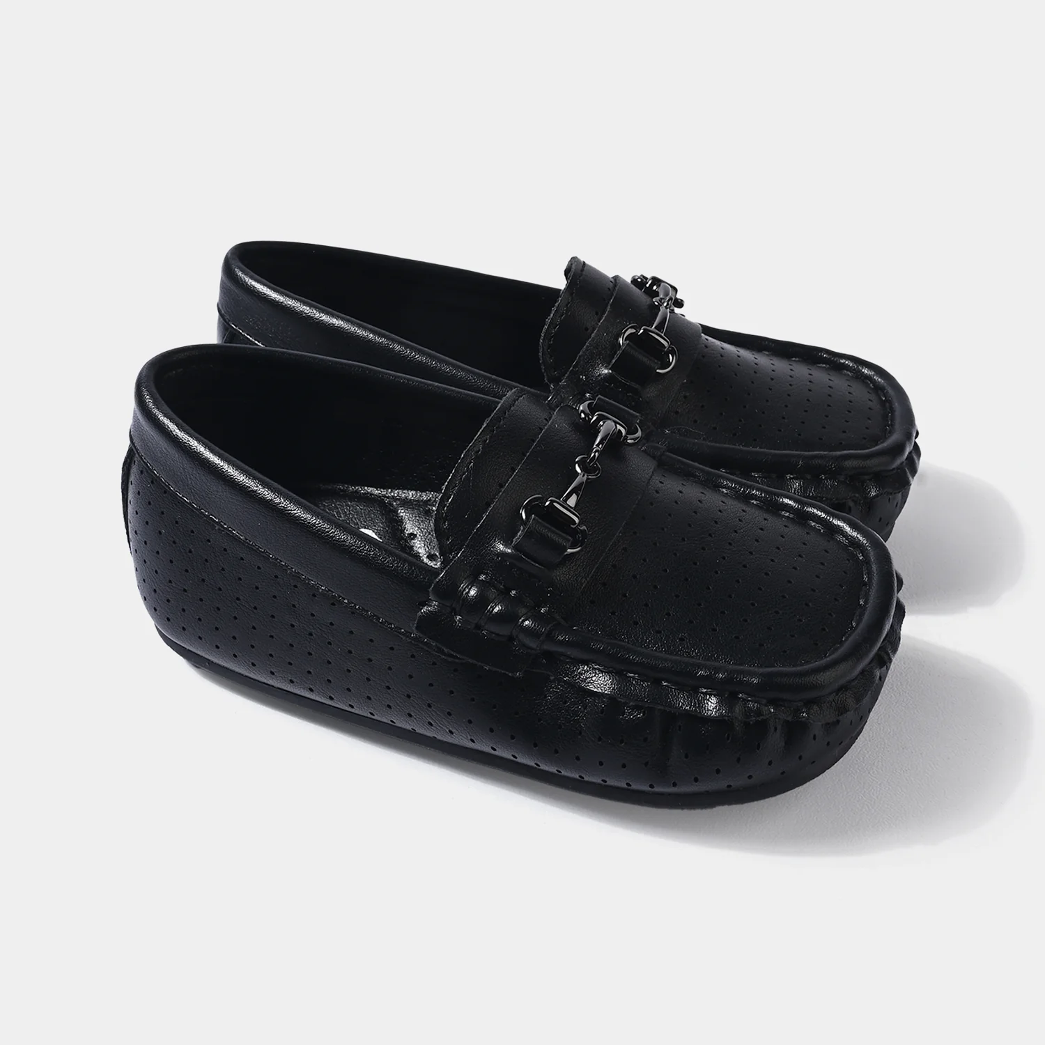Boys Loafers H502-L8-BLACK - Image 3