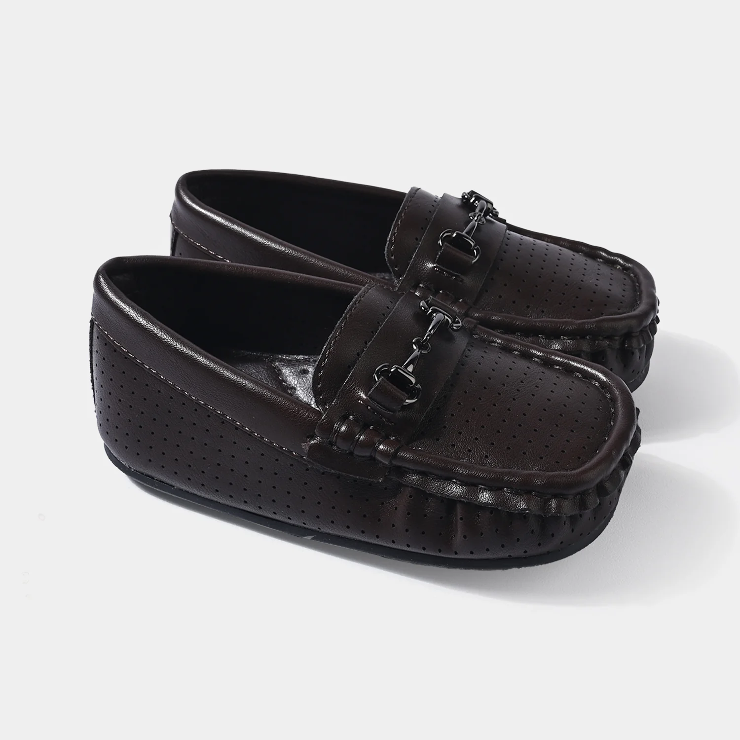 Boys Loafers H502-L8 - COFFEE/BROWN - Image 3