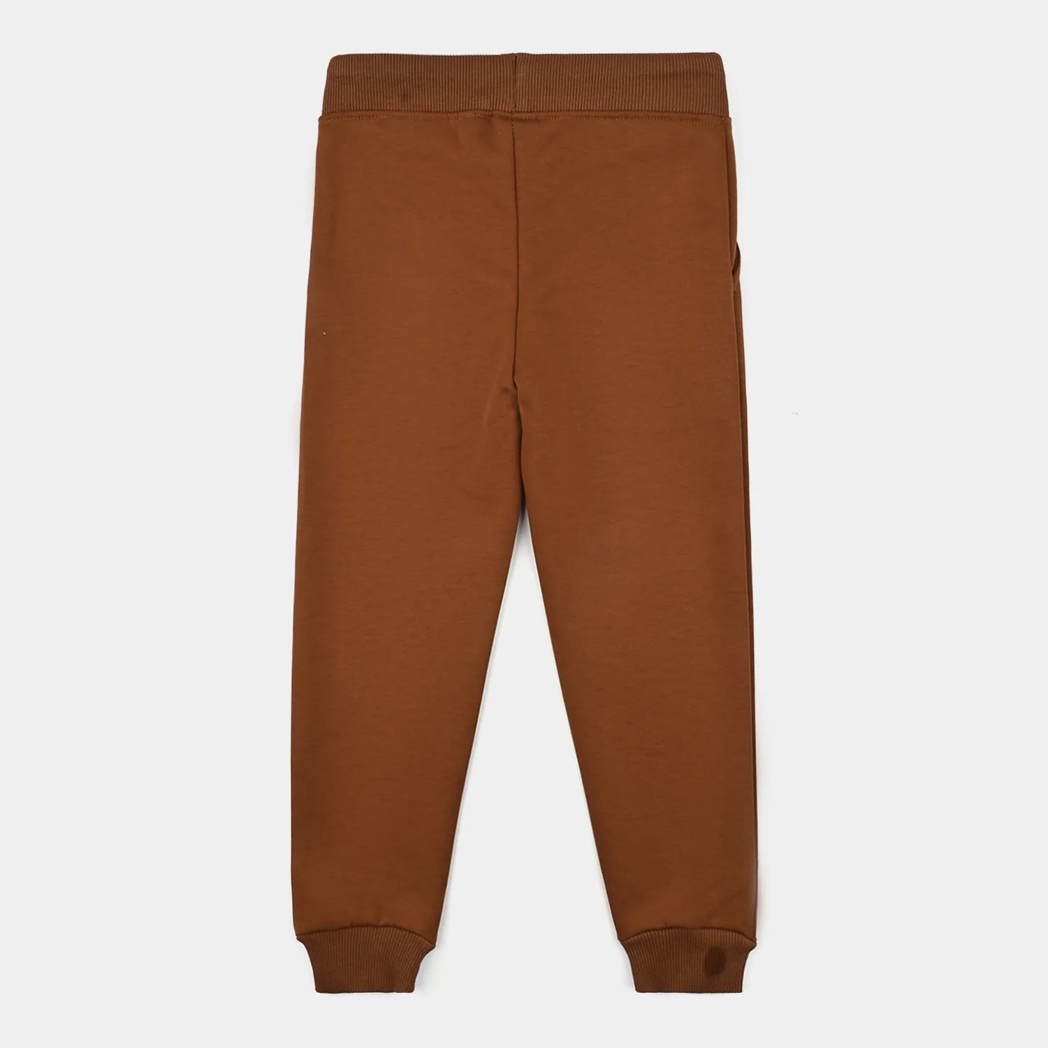Boys Microfiber Interlock Pajama ATHLETIC-BROWN - Image 3