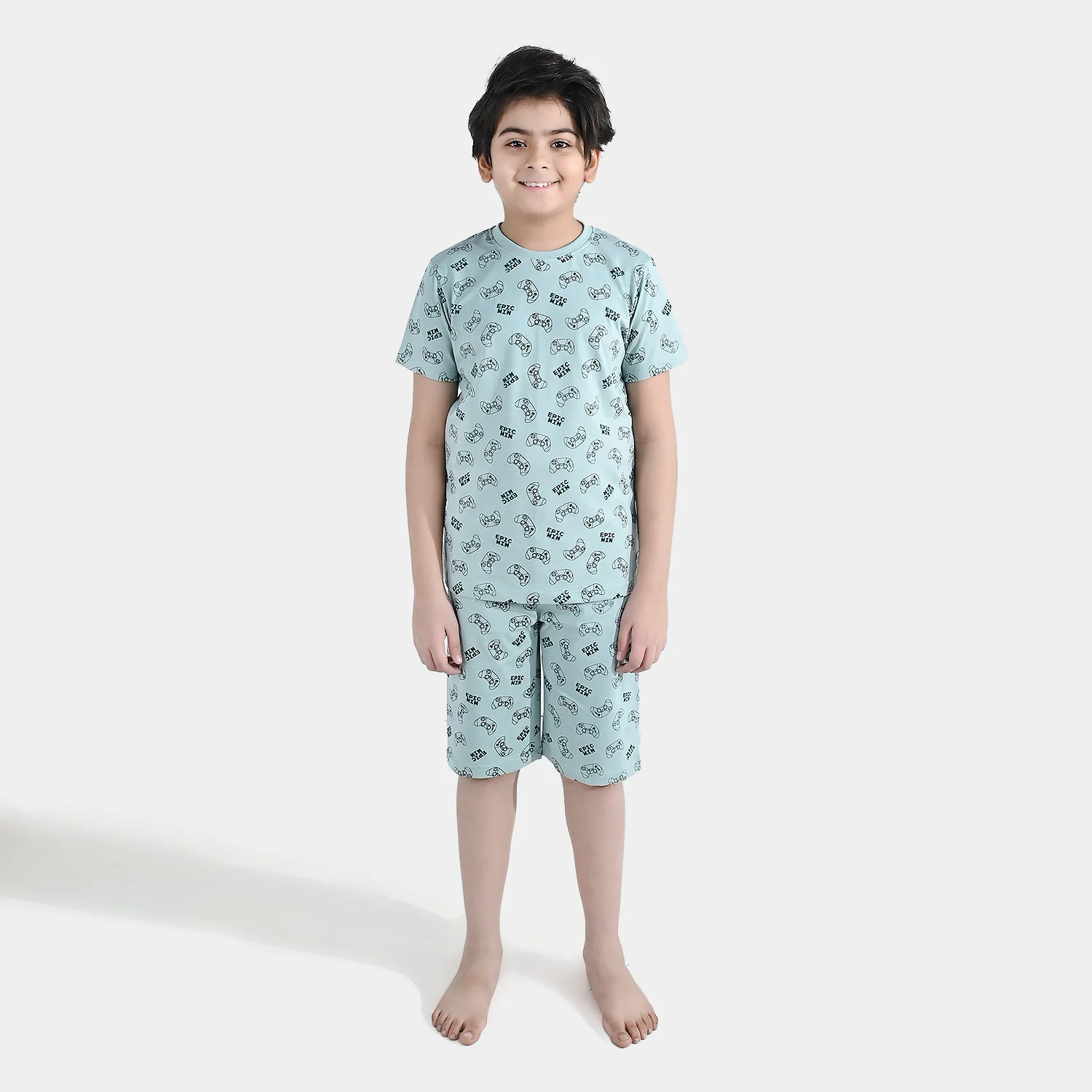 Boys PC Jersey Night Suit Epic Win – Grey Mist