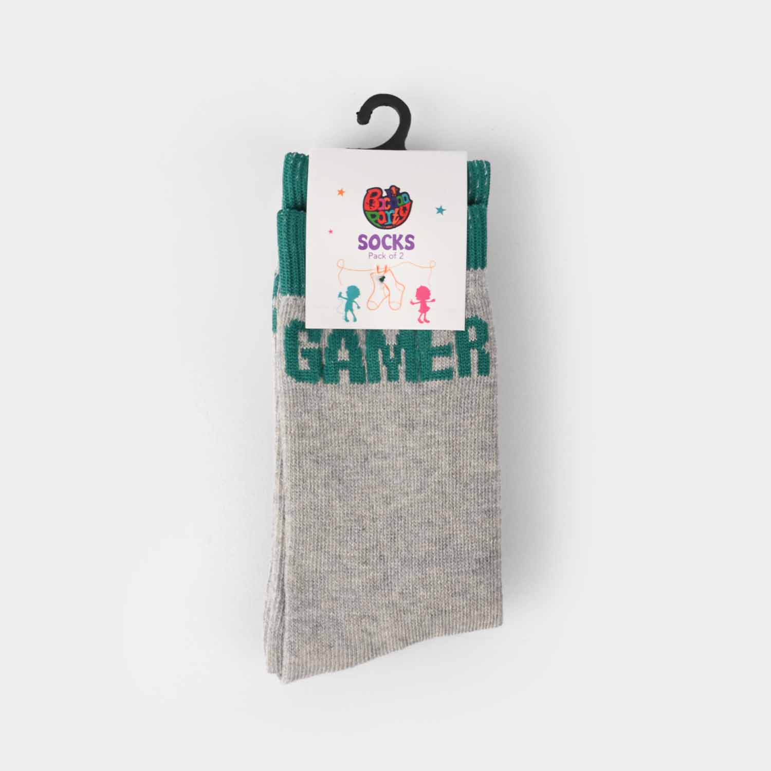 Boys Pack of 2 Socks Gamer - Image 2