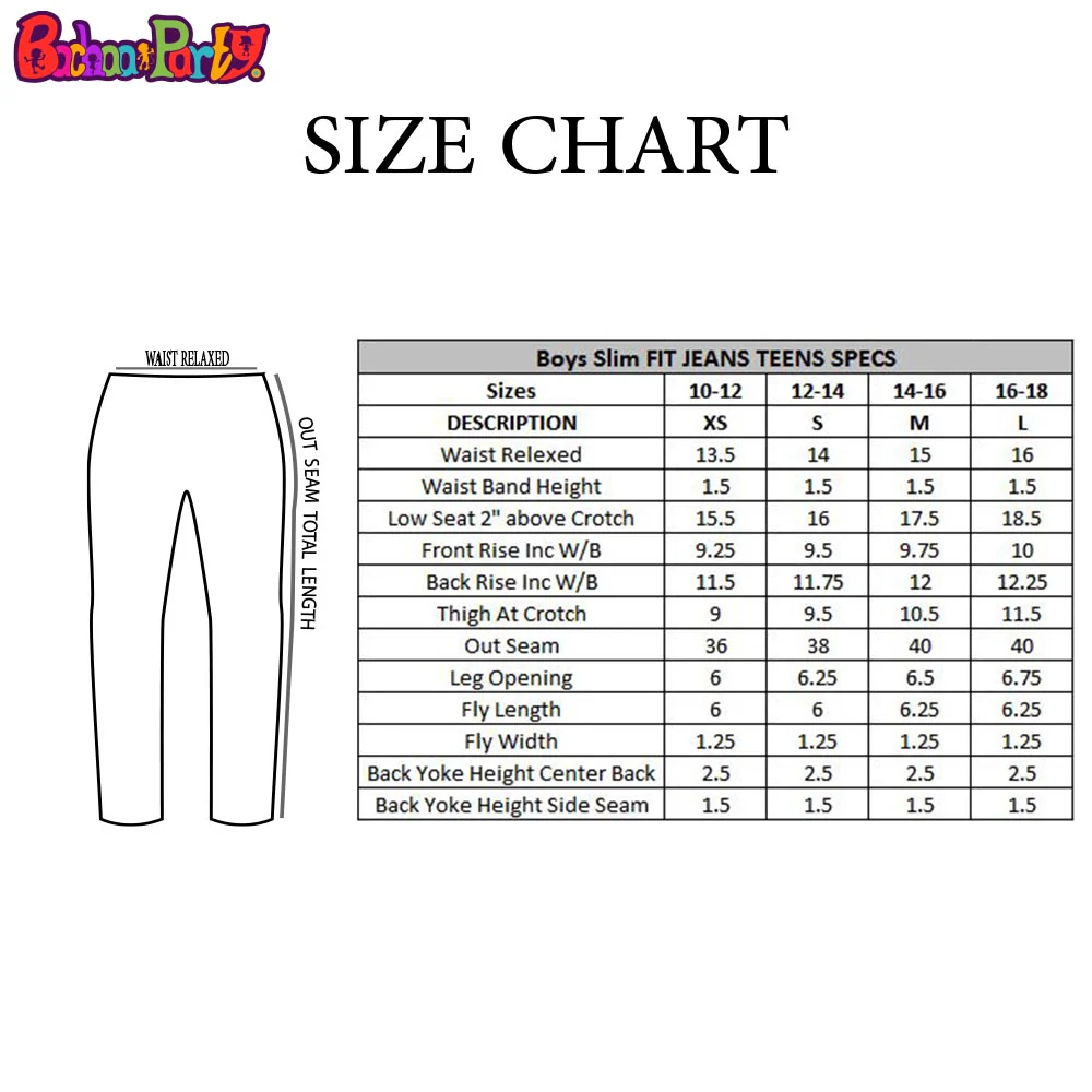 Boys Pant Denim Basic T - Black - Image 3