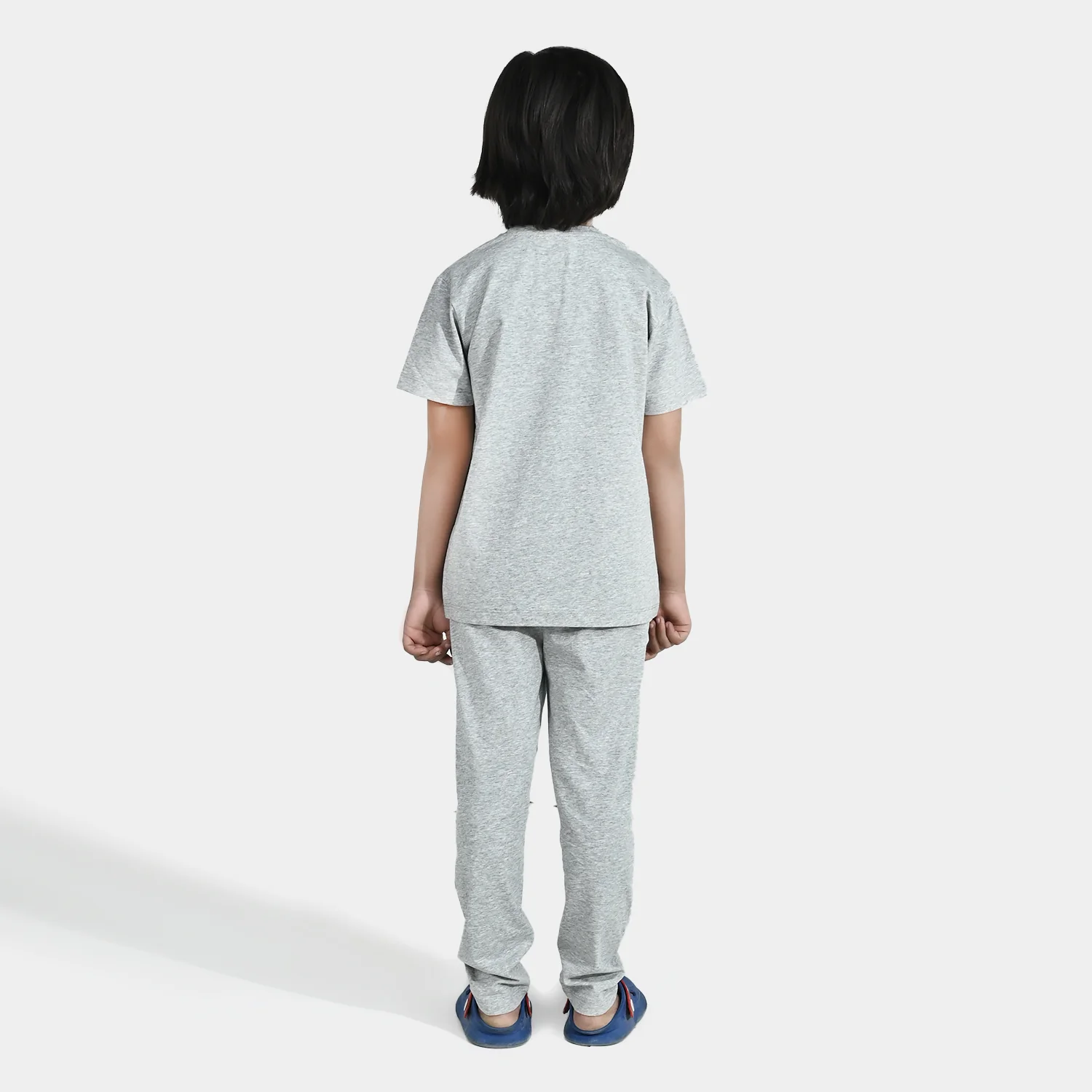 Boys PC Jersey Night Suit Character - Grey - Image 5