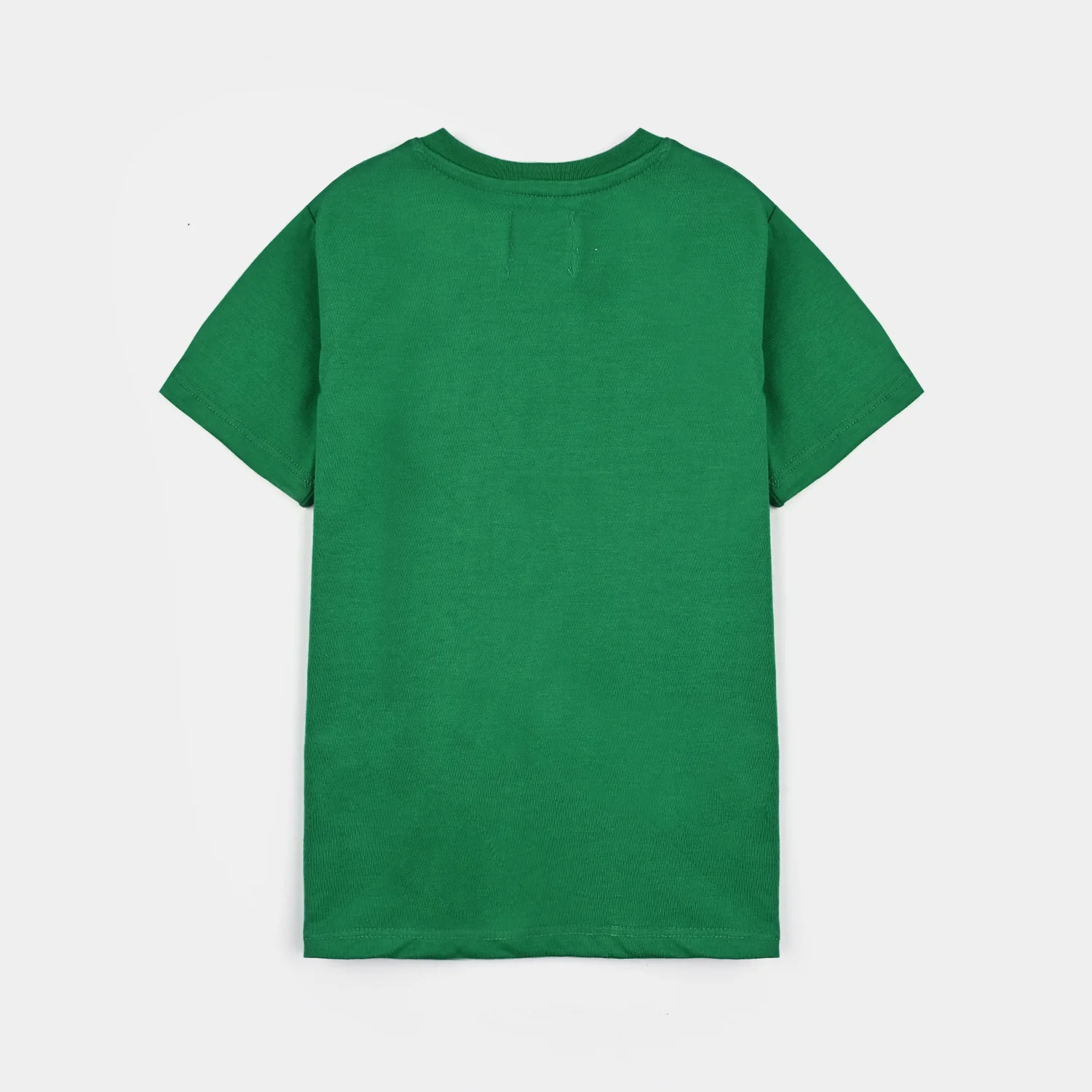 Boys Poly Cotton Jersey T-Shirt H/S HAPPY INDEPENDENCE-Joly Green - Image 4