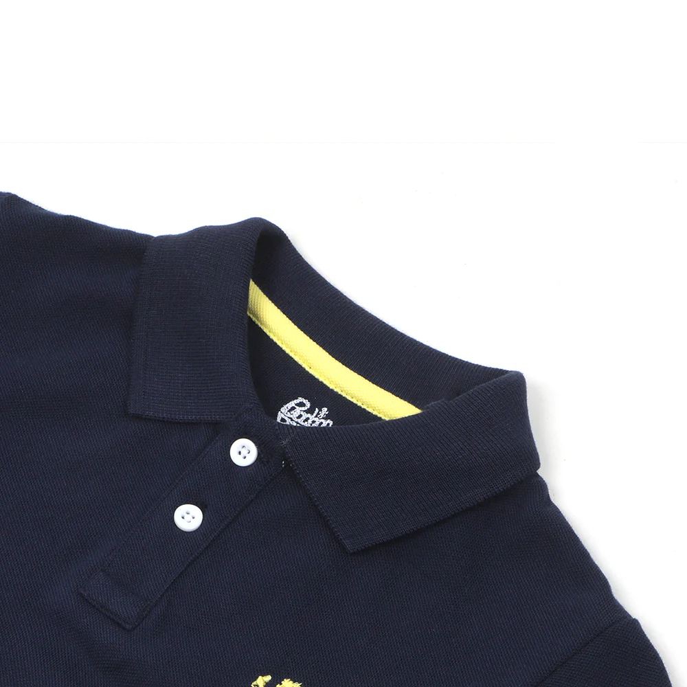Boys Polo Basic - Navy Blue - Image 2