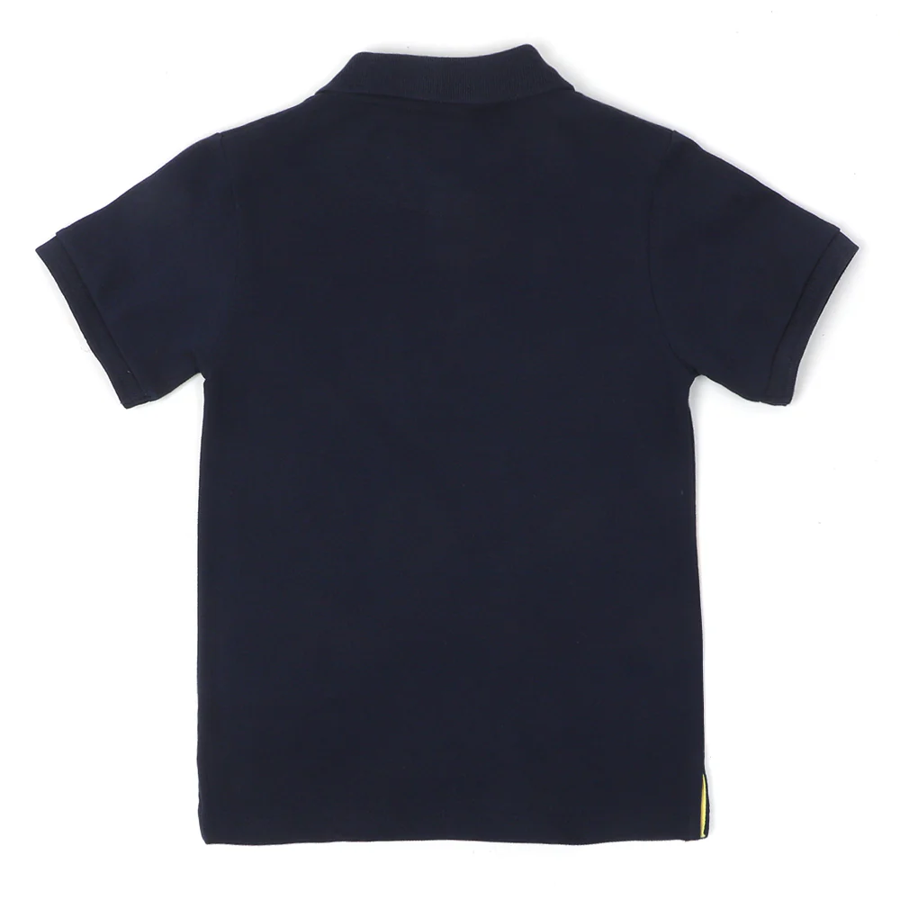 Boys Polo Basic - Navy Blue - Image 4