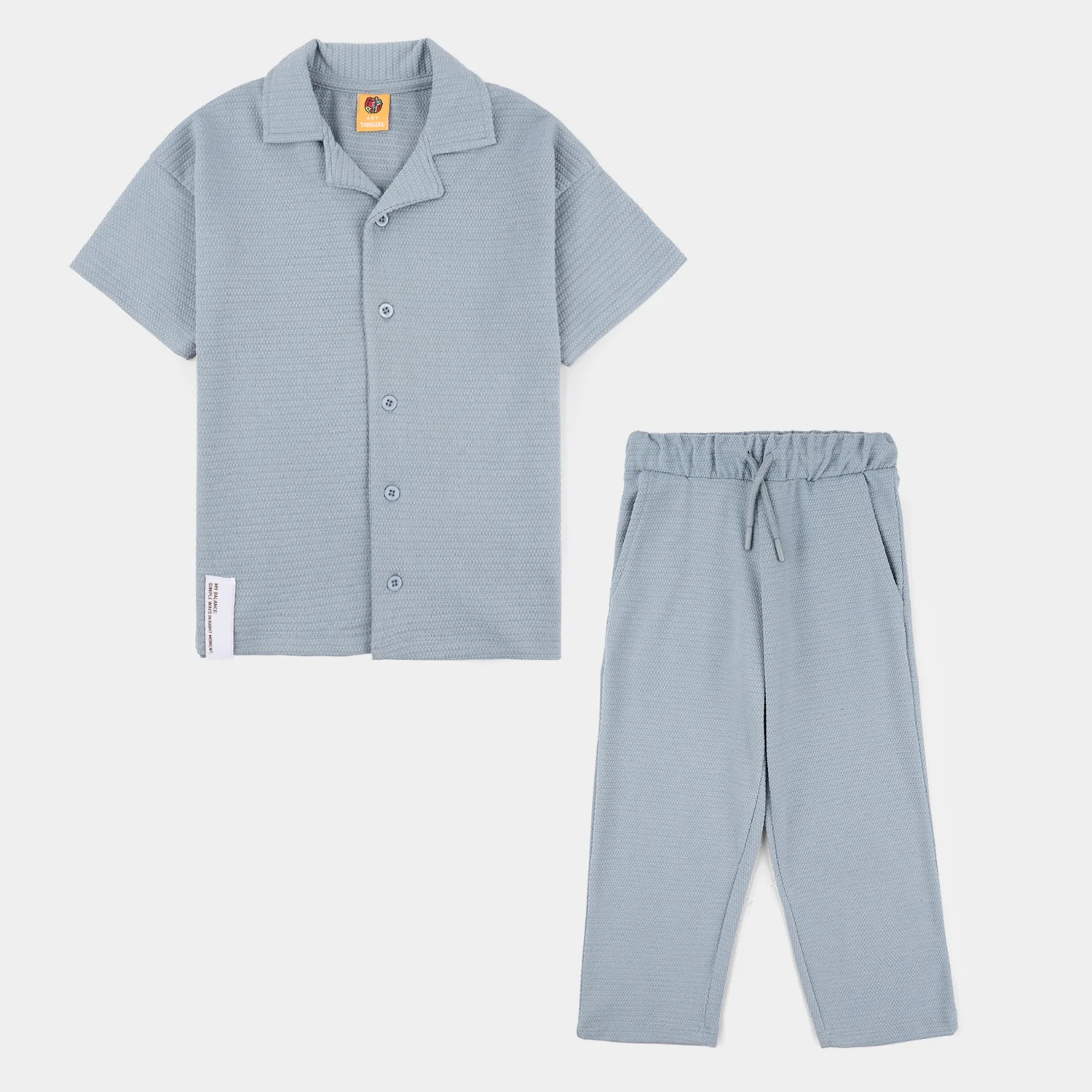 Boys Poly Jersey 2-Pc Suit - Blue