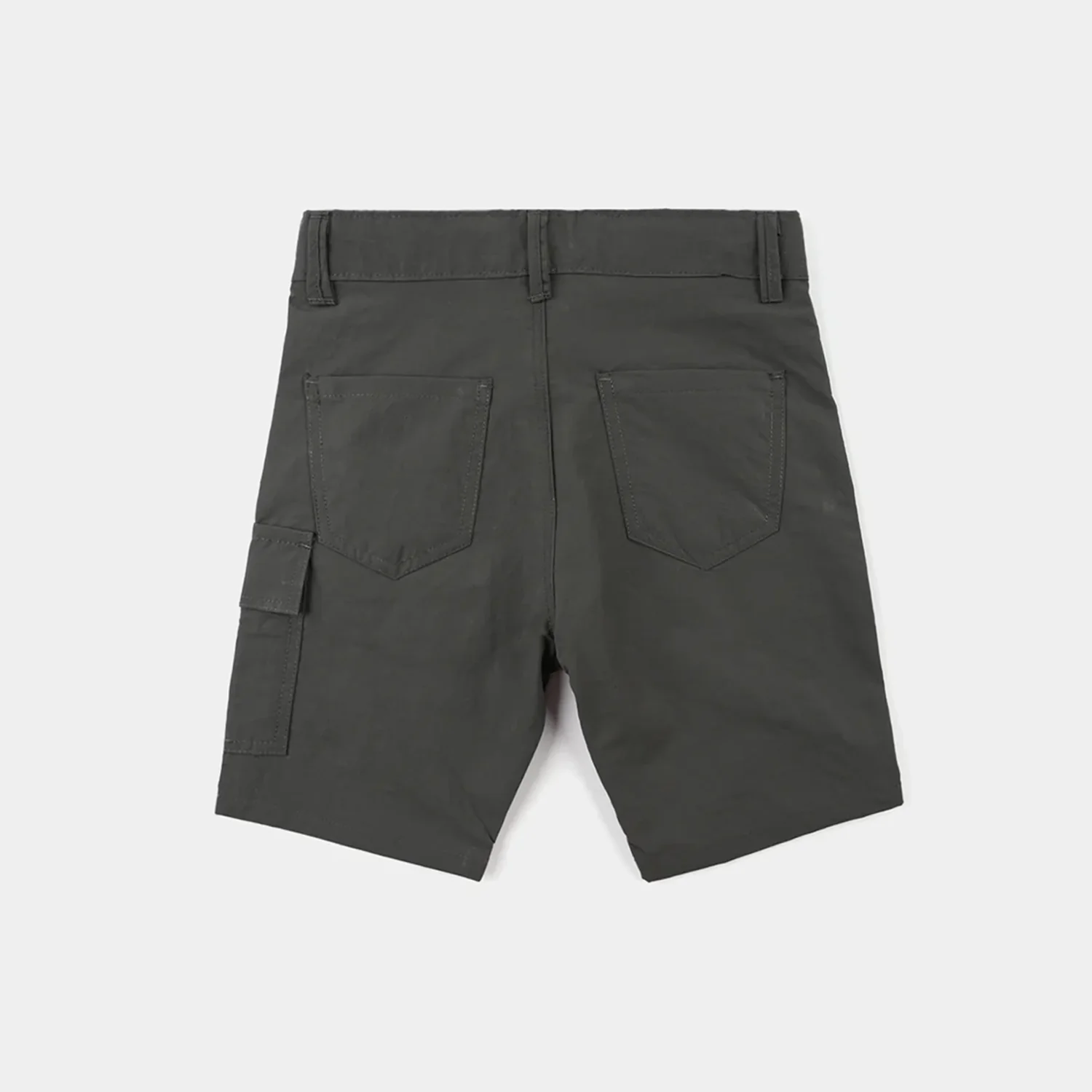Boys Poly Twill Poly Shorts (Positive) – Green - Image 3