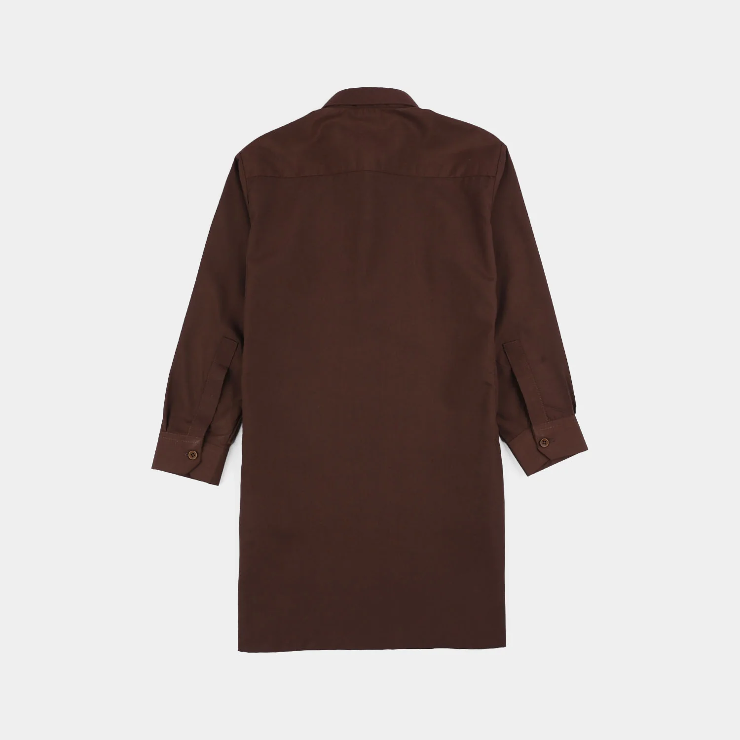 Boys Poly Viscose Kurta Pajama (Blended) - Brown - Image 7