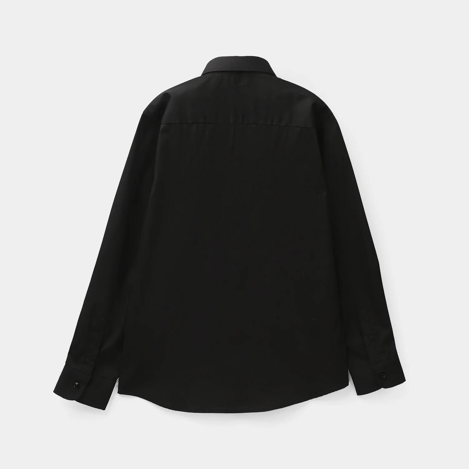 Boys Cotton Poplin Formal Shirt - Black - Image 3