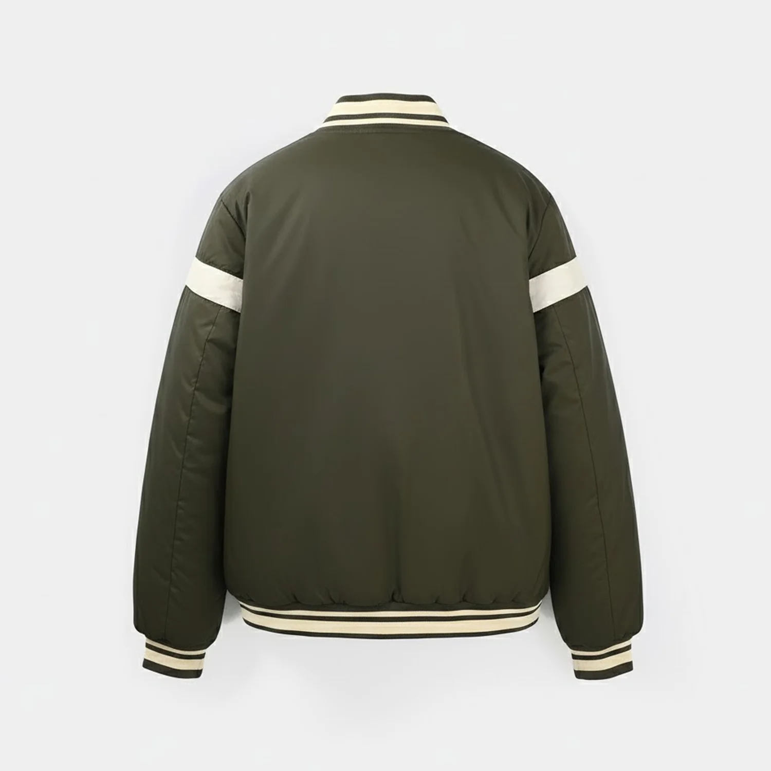 Teens Boys Puffer Jacket - Green - Image 4