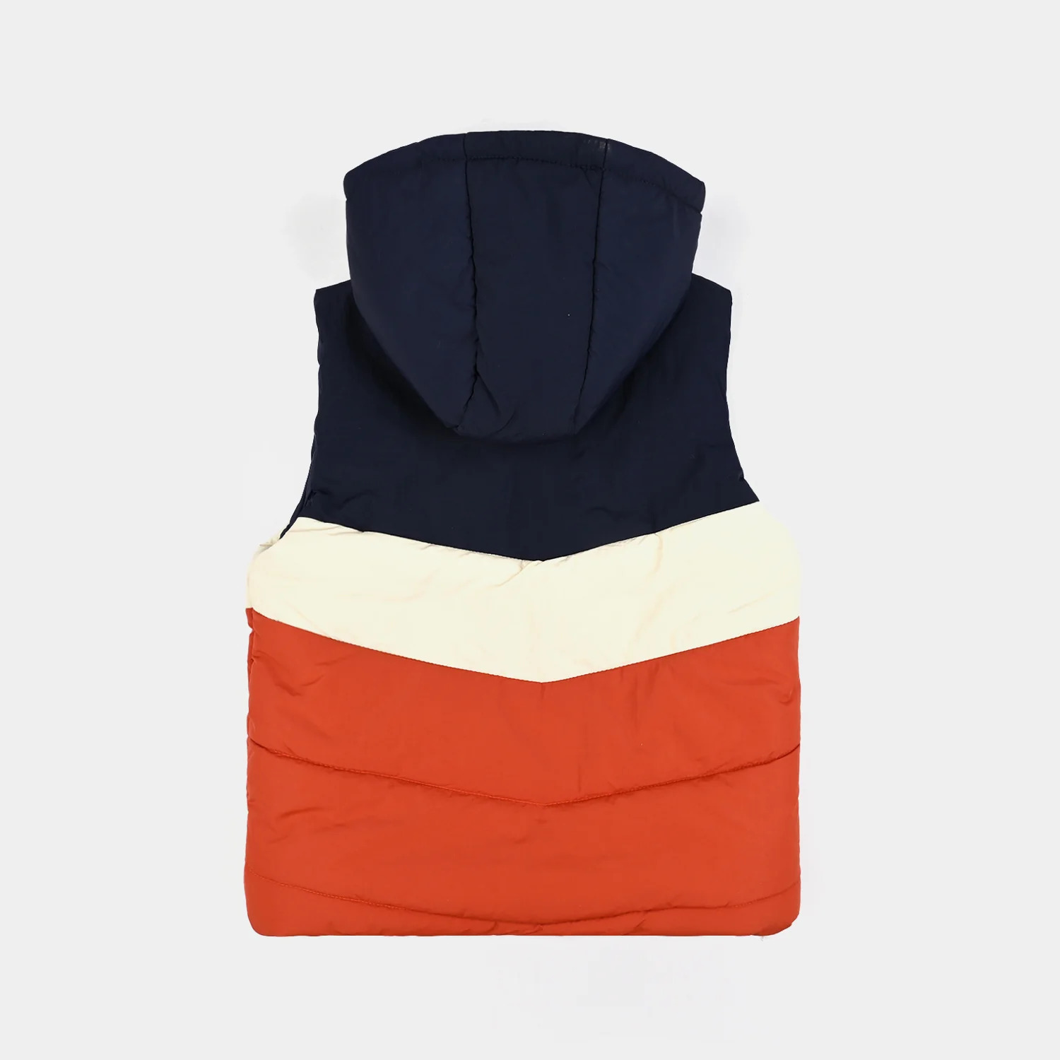 Boys  Quilted Hooded Jacket - Multicolor - Image 4