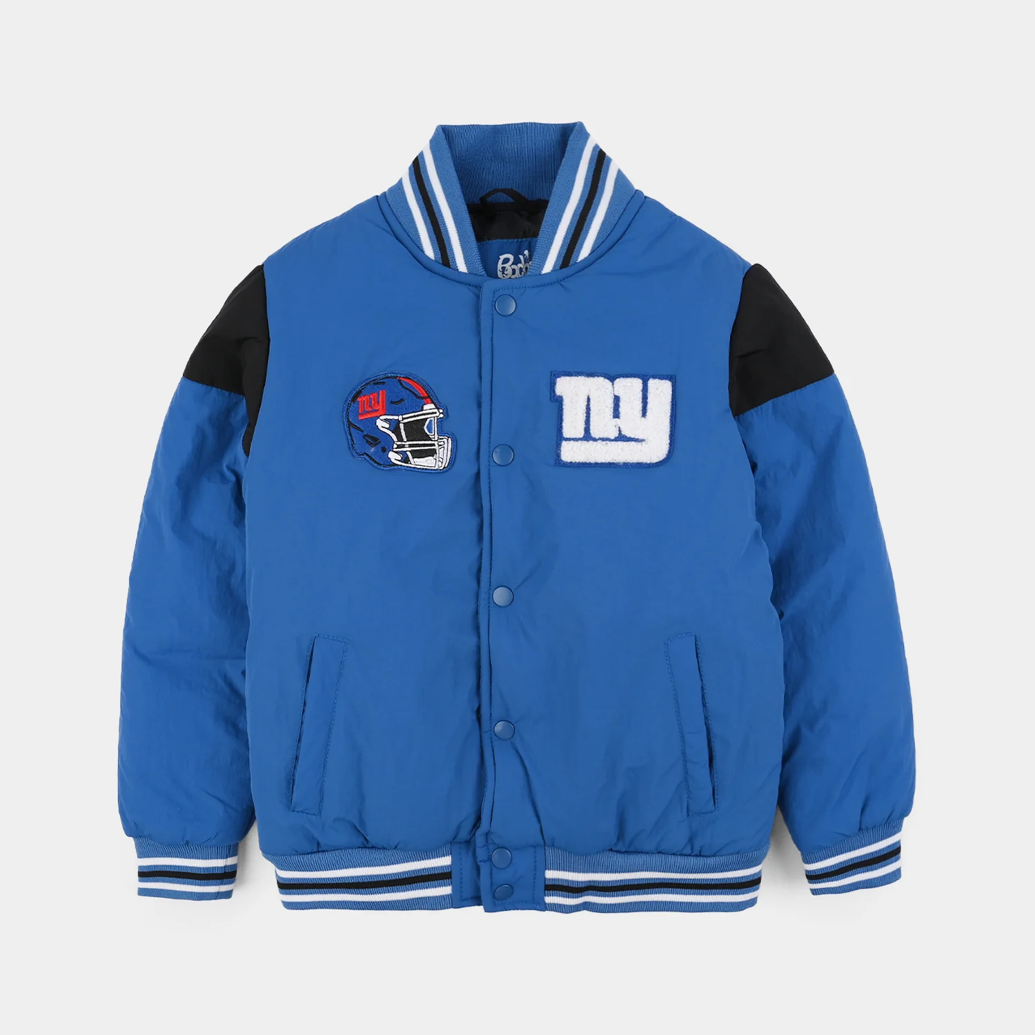Boys Quilted Jacket - Blue - Image 3