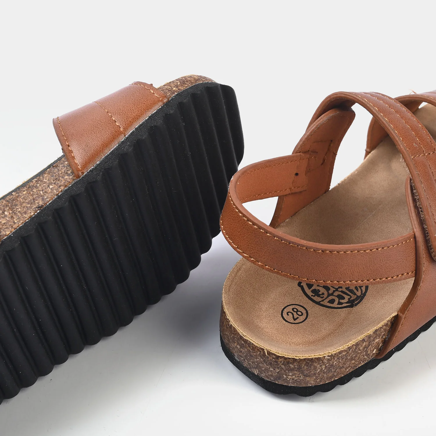 Boys Sandal 716-22-CAMEL - Image 2