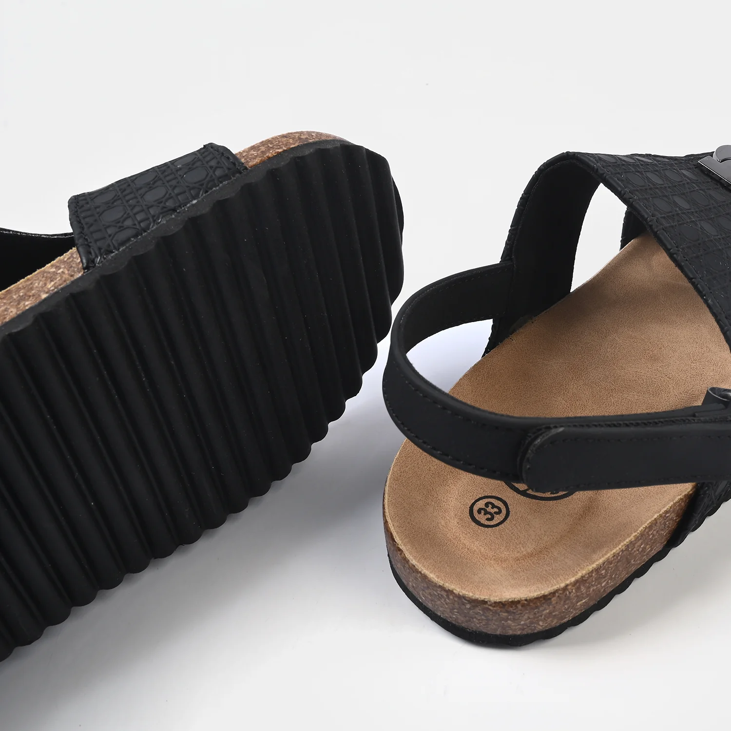 Boys Sandal 716-24-BLACK - Image 4