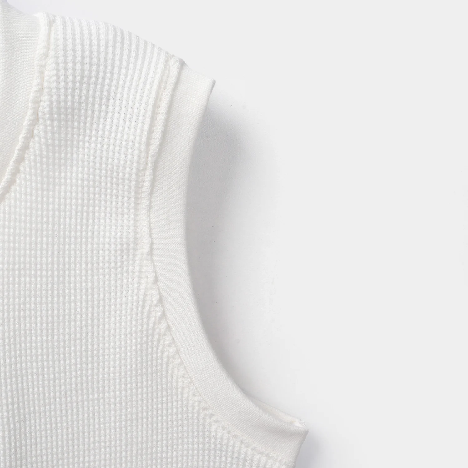 Boys Thermal Sando Waves - Off White - Image 5