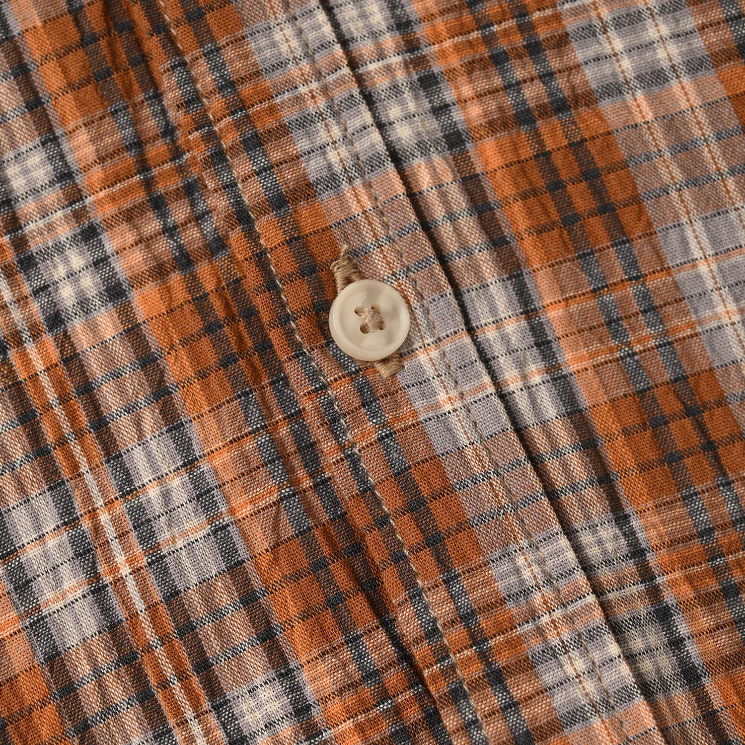 Boys Yarn-Dyed Checked Shirt - Brown - Image 2