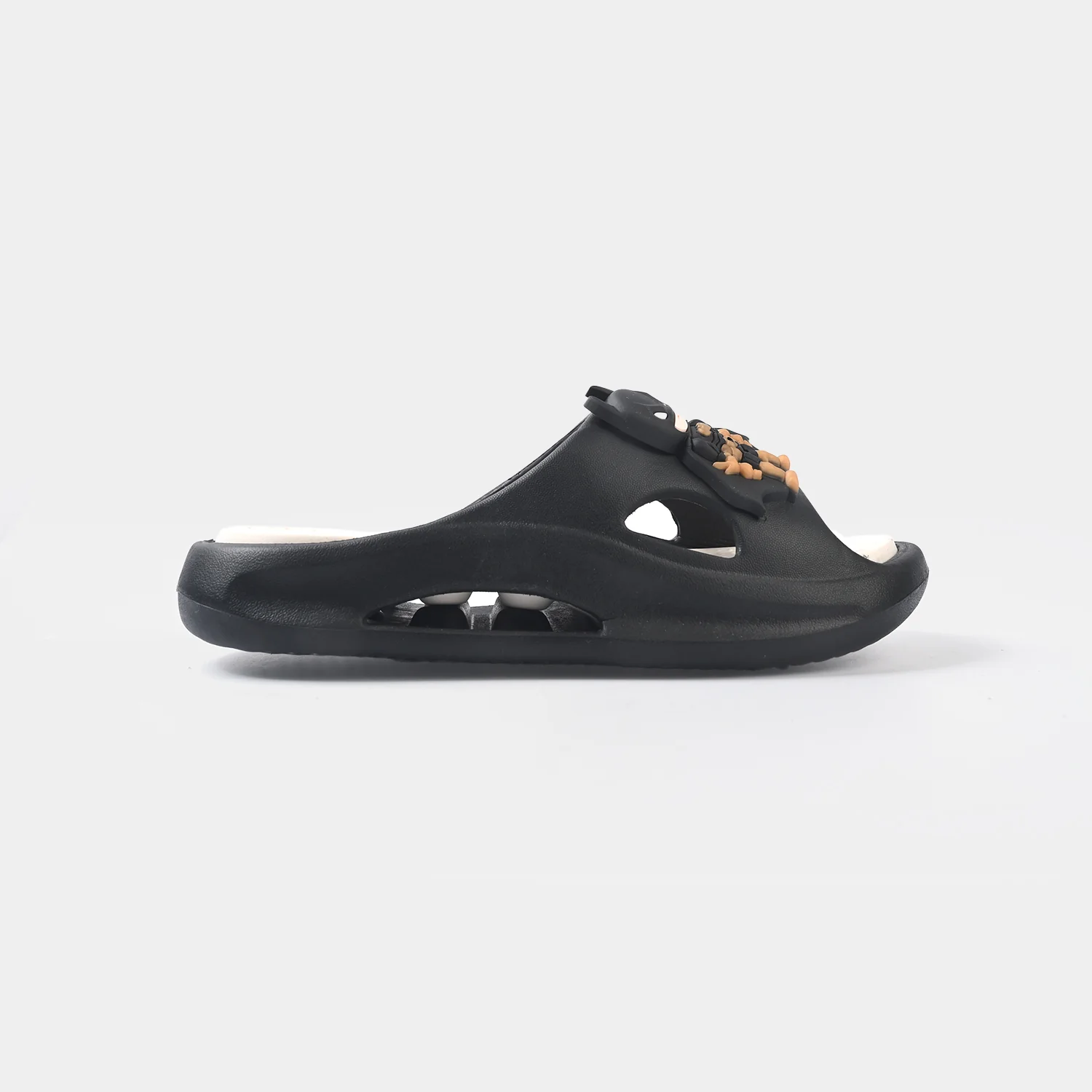 Boys Slipper 016-35 - BLACK - Image 4