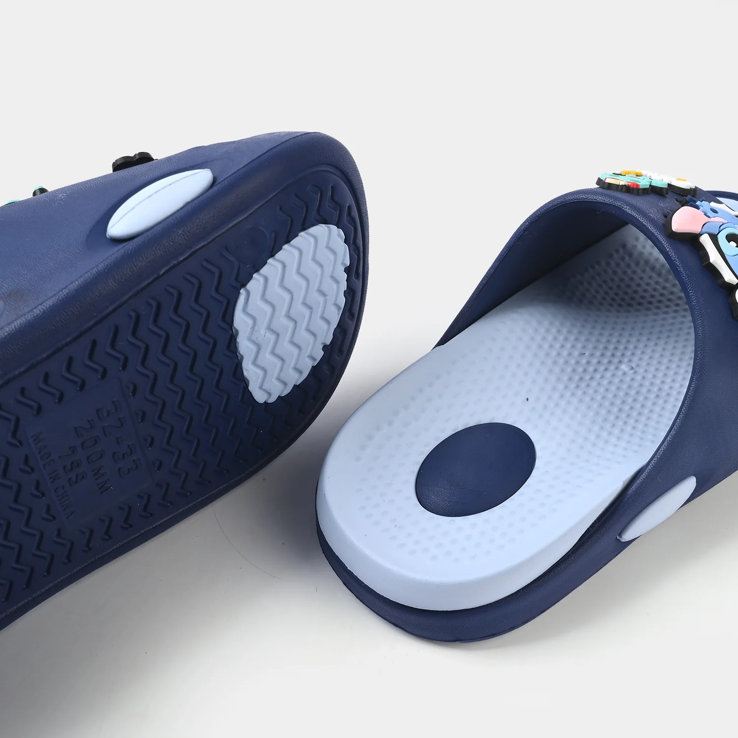 Boys Slipper 799-B66 - NAVY - Image 2