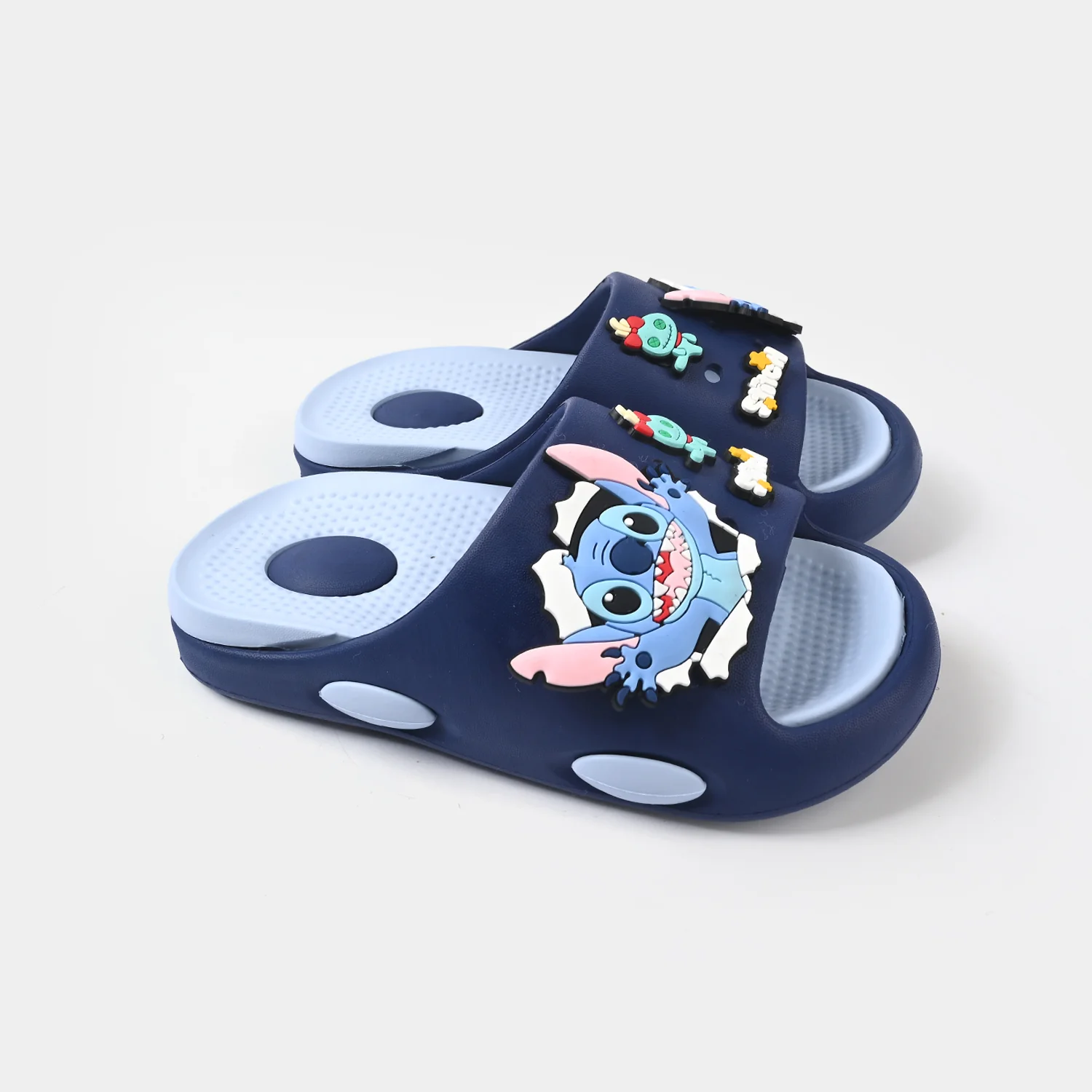 Boys Slipper 799-B66 - NAVY - Image 3
