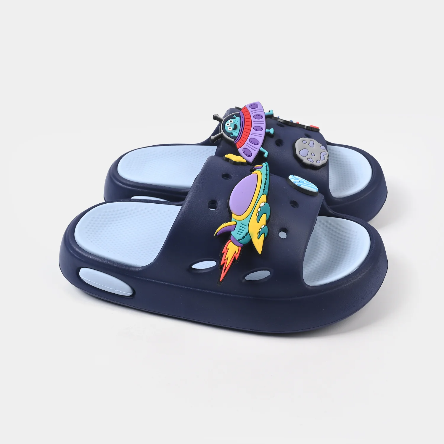 Boys Slipper A01-165-Blue - Image 4