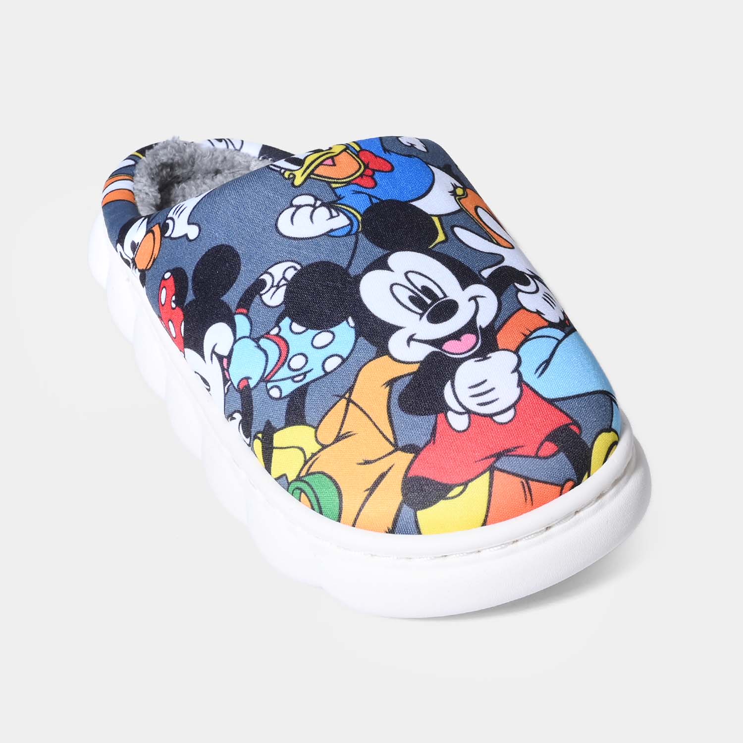 Boys Slipper Fur HH-005 - Grey