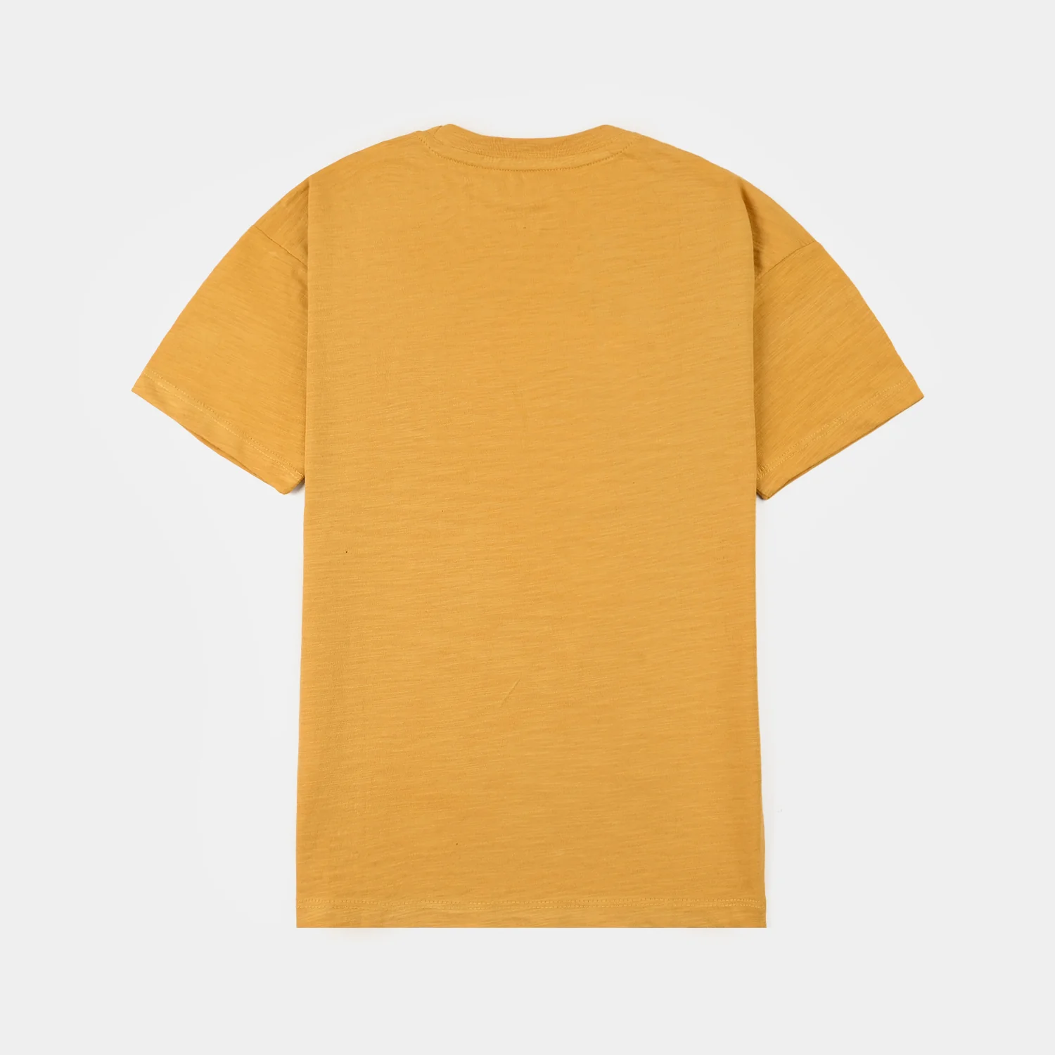 Boys Slub Jersey T-Shirt – Ochre - Image 4