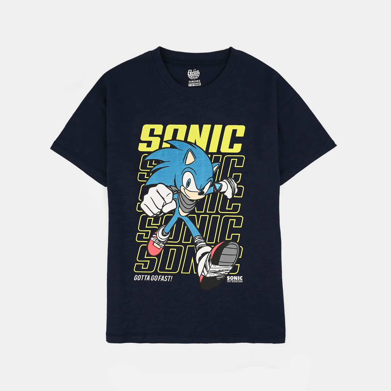 Boys Slub Jersey T-Shirt-Navy Blue