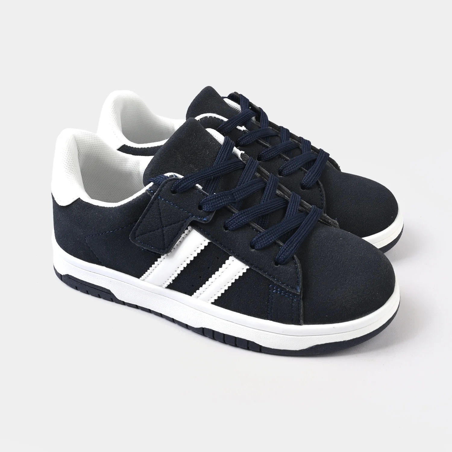 Boys Sneakers 417-1-Navy/White - Image 3