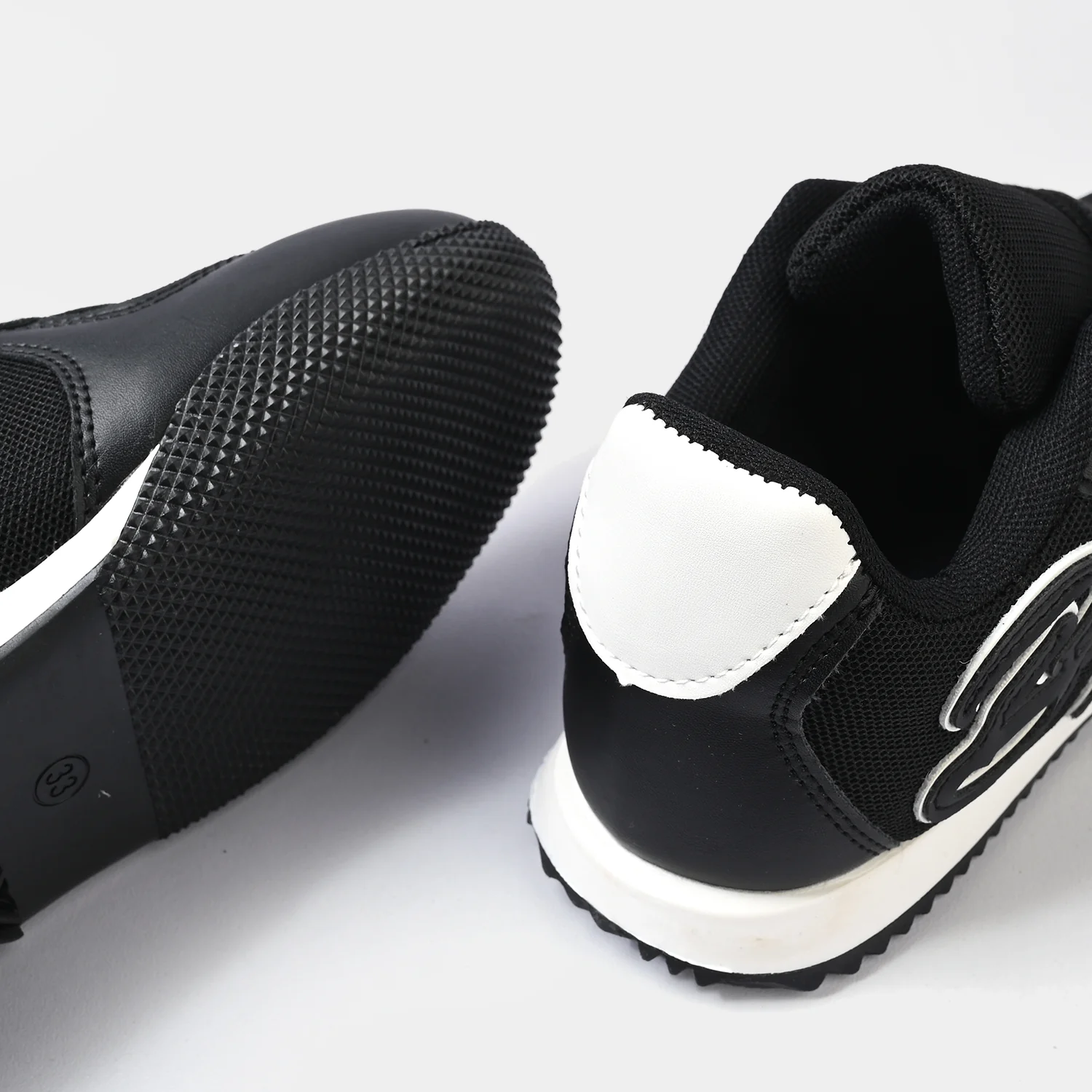 Boys Sneakers 417-5-Black/White - Image 2