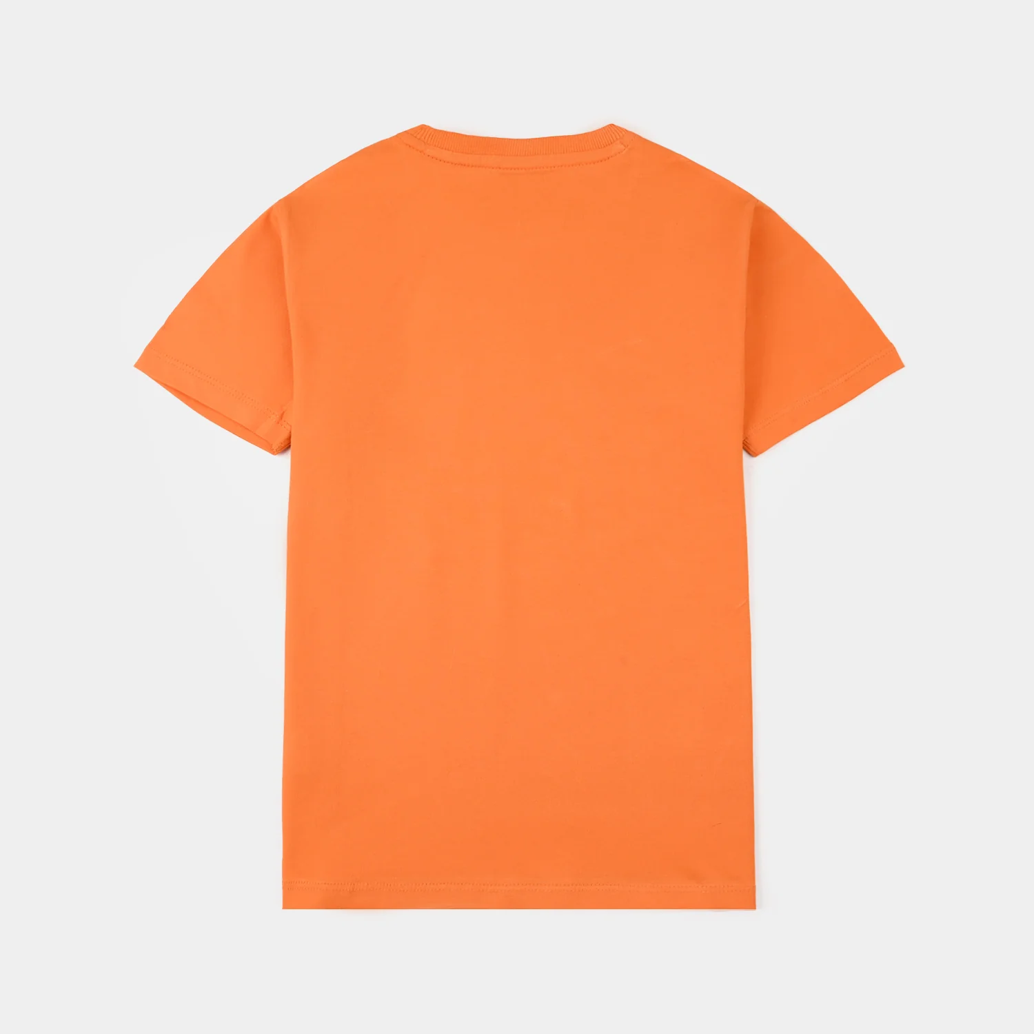 Boys Jersey/Terry T-Shirt - Orange - Image 4